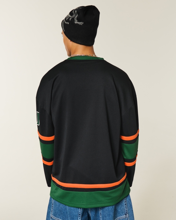 University of Miami Hurricanes Graphic Hockey Jersey
