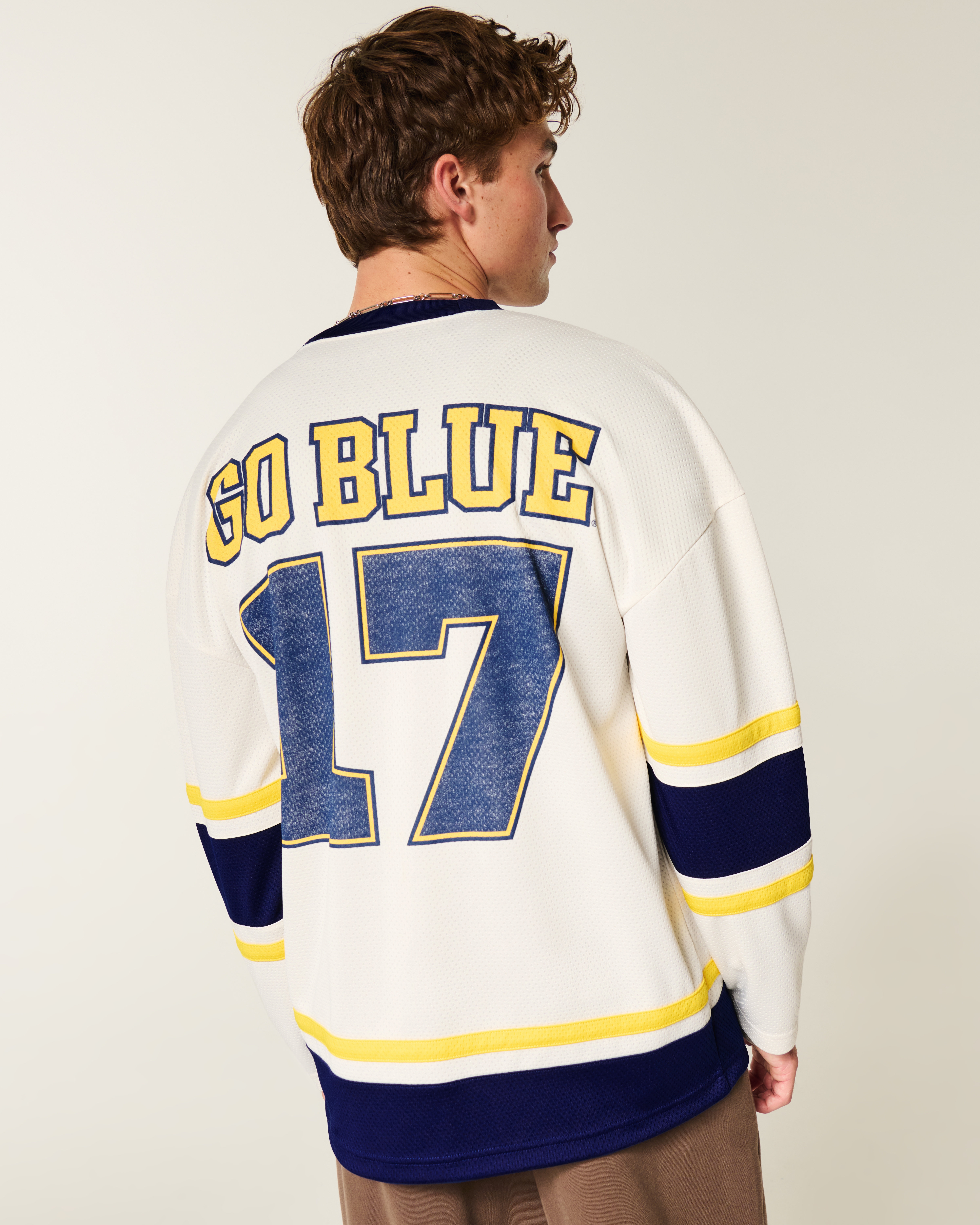 University of Michigan Wolverines Graphic Hockey Jersey