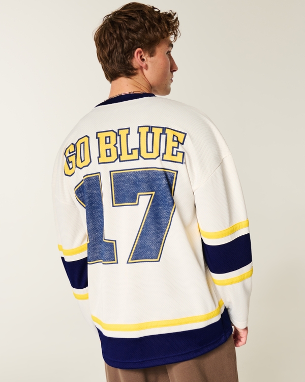 University of Michigan Wolverines Graphic Hockey Jersey