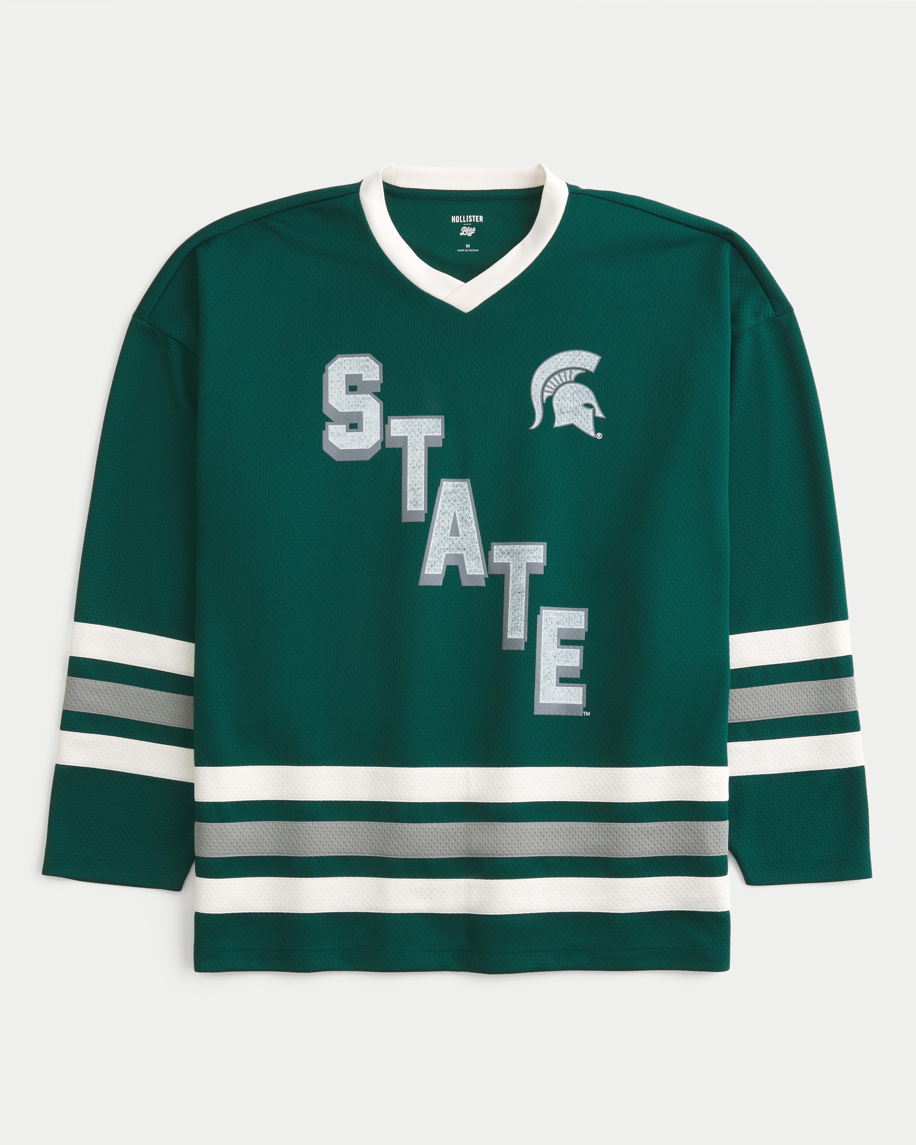 Michigan State University Spartans Graphic Hockey Jersey