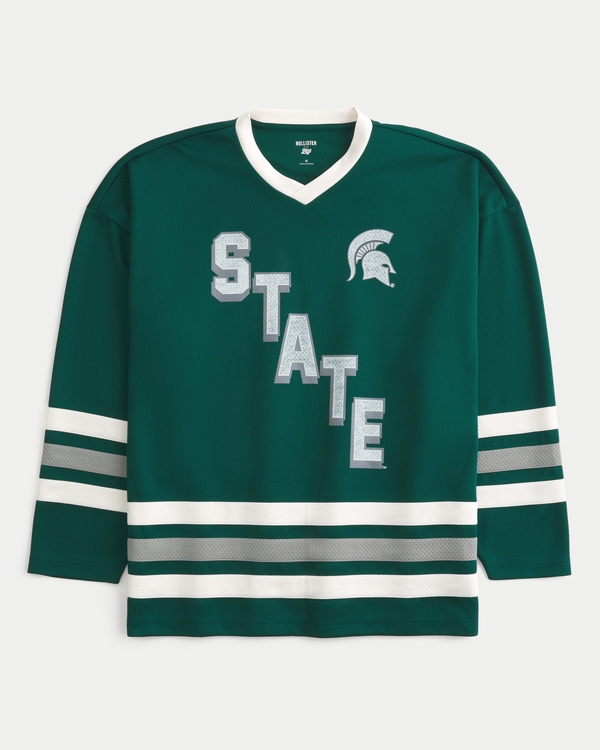 Michigan State University Spartans Graphic Hockey Jersey