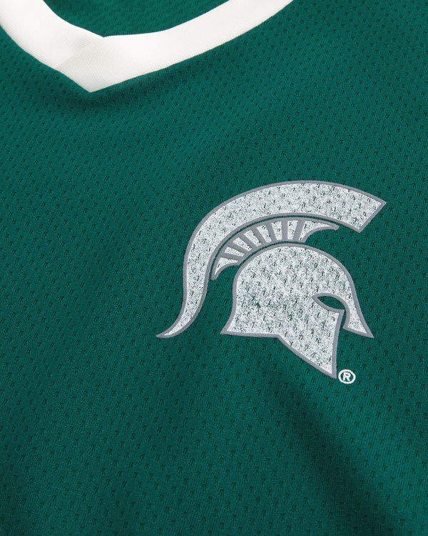Michigan State University Spartans Graphic Hockey Jersey