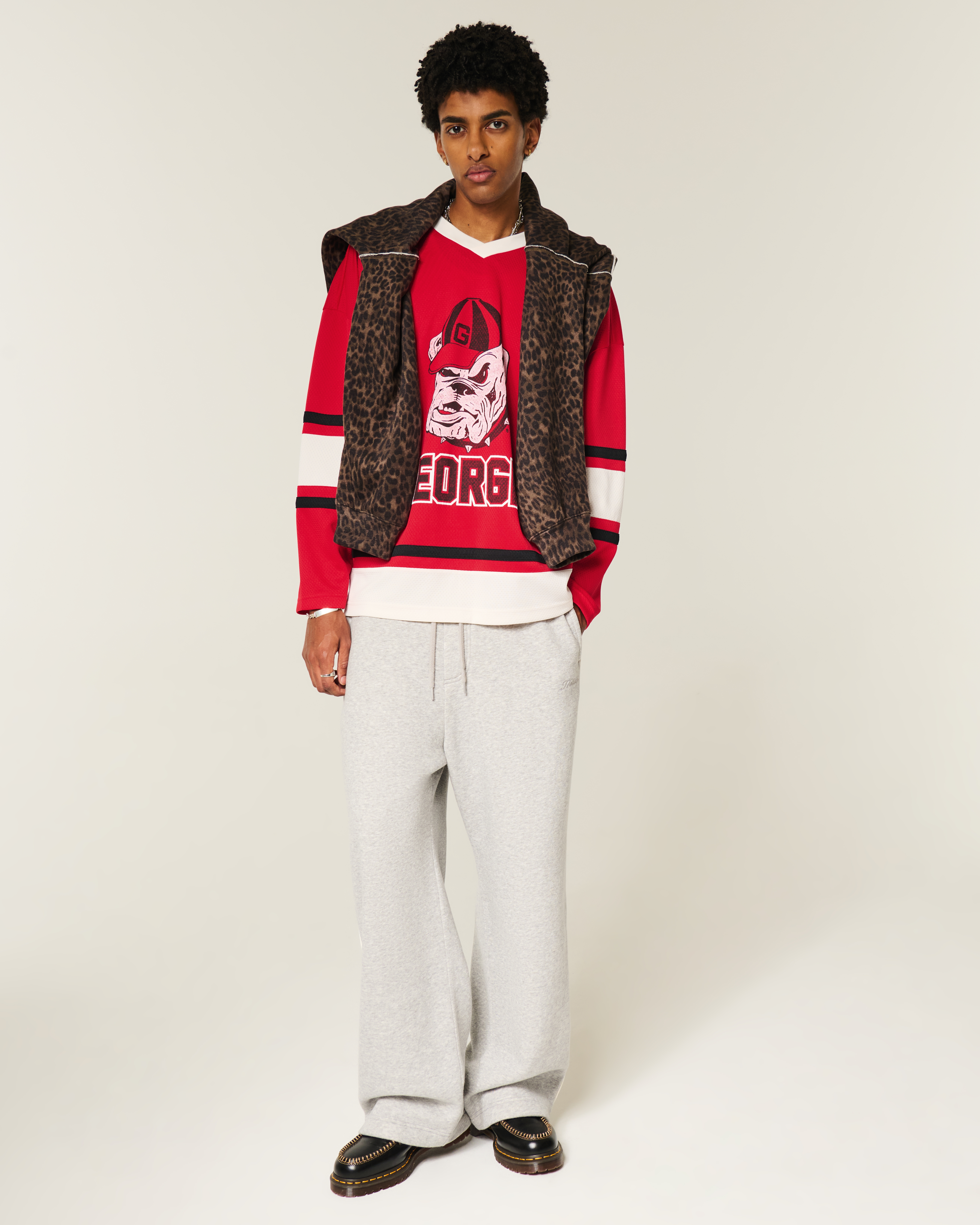 University of Georgia Bulldogs Graphic Hockey Jersey