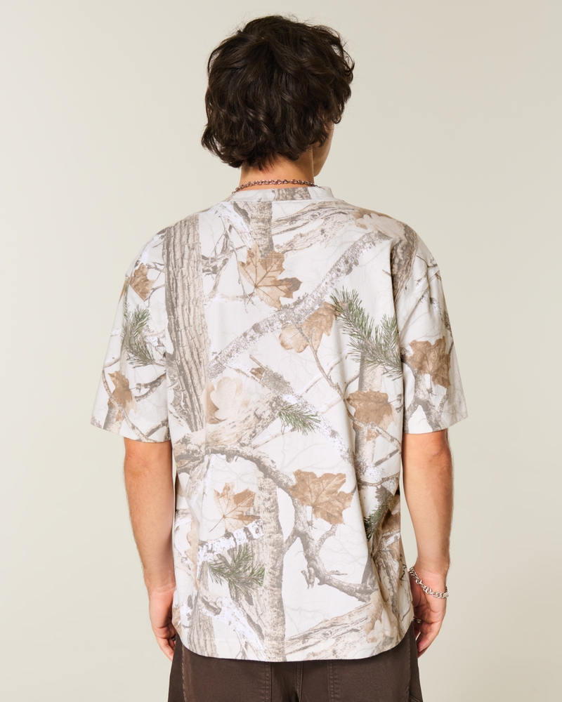 Boxy Heavyweight University of Tennessee Volunteers Camo Graphic Tee