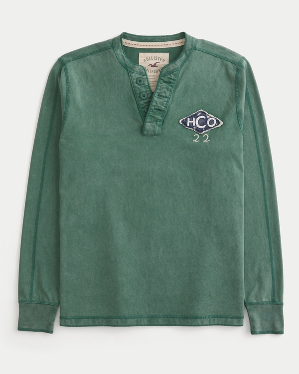 Holiday Vault Release Logo Graphic Henley