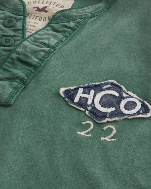 Holiday Vault Release Logo Graphic Henley