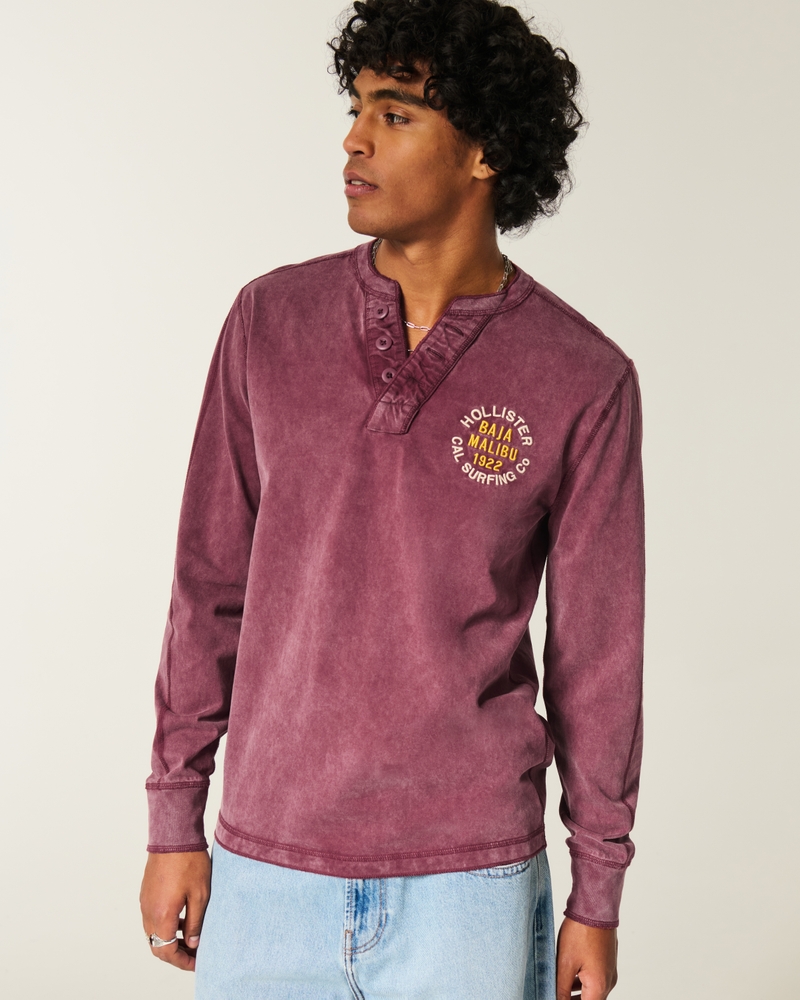 Holiday Vault Release Logo Graphic Henley