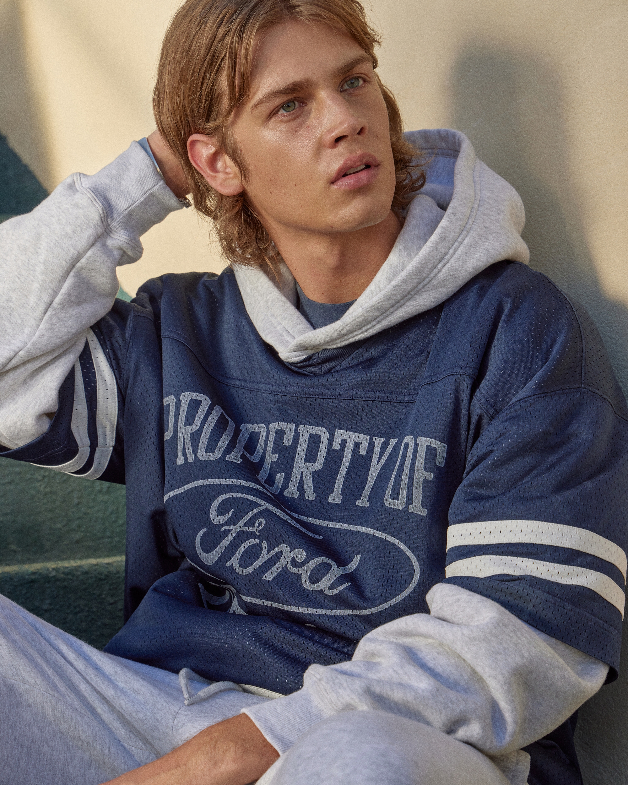 Baggy Ford Graphic Football Jersey