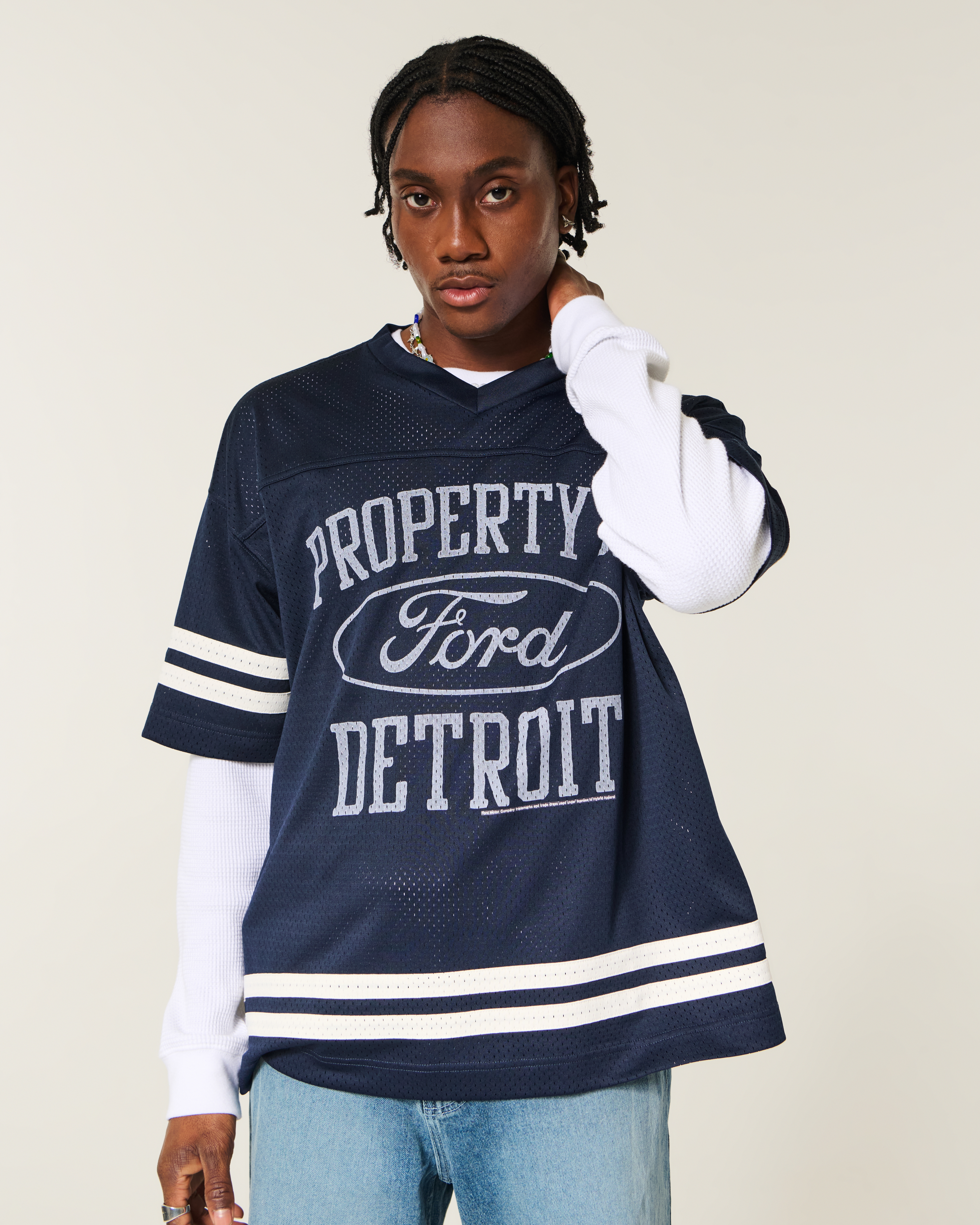 Baggy Ford Graphic Football Jersey