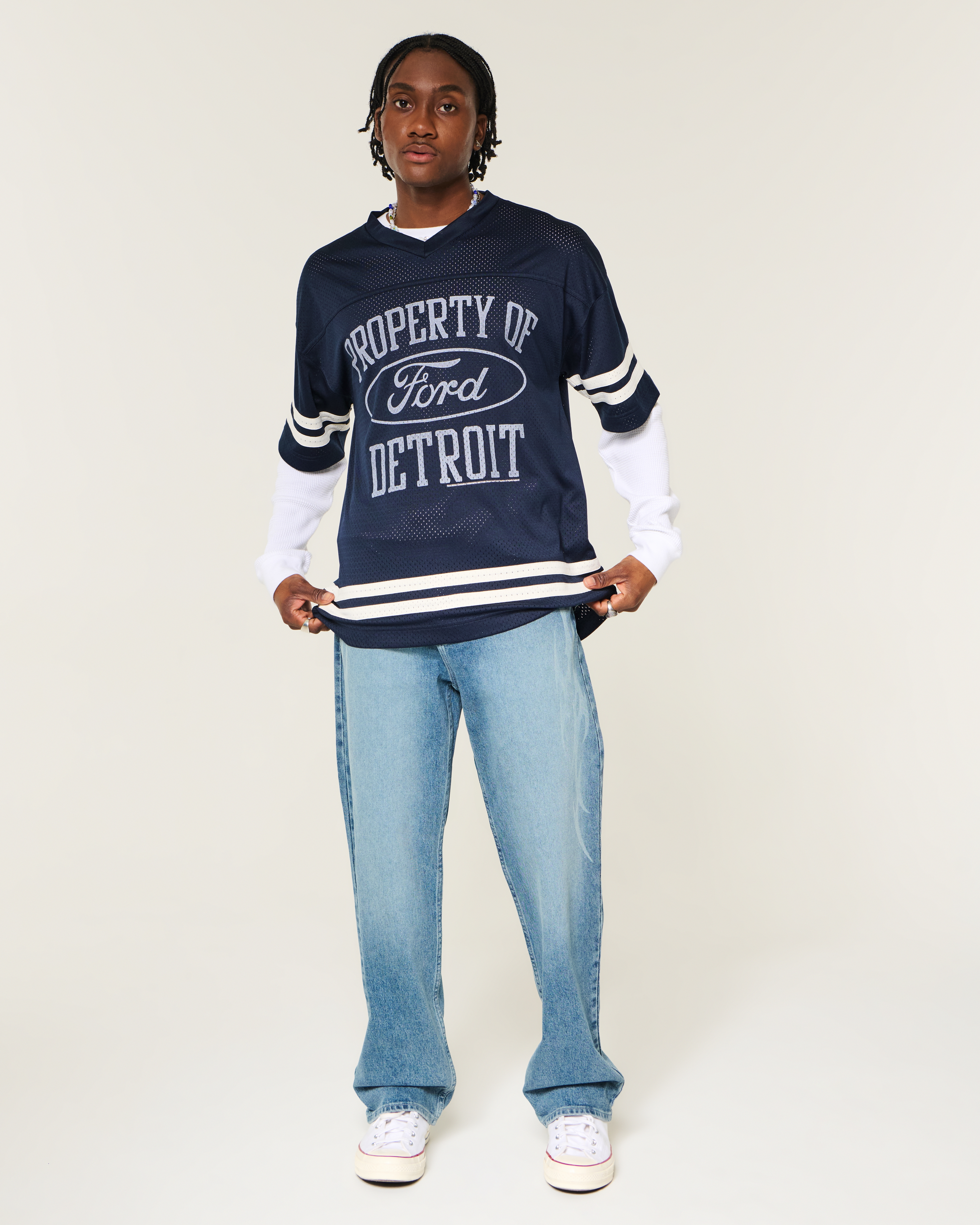 Baggy Ford Graphic Football Jersey