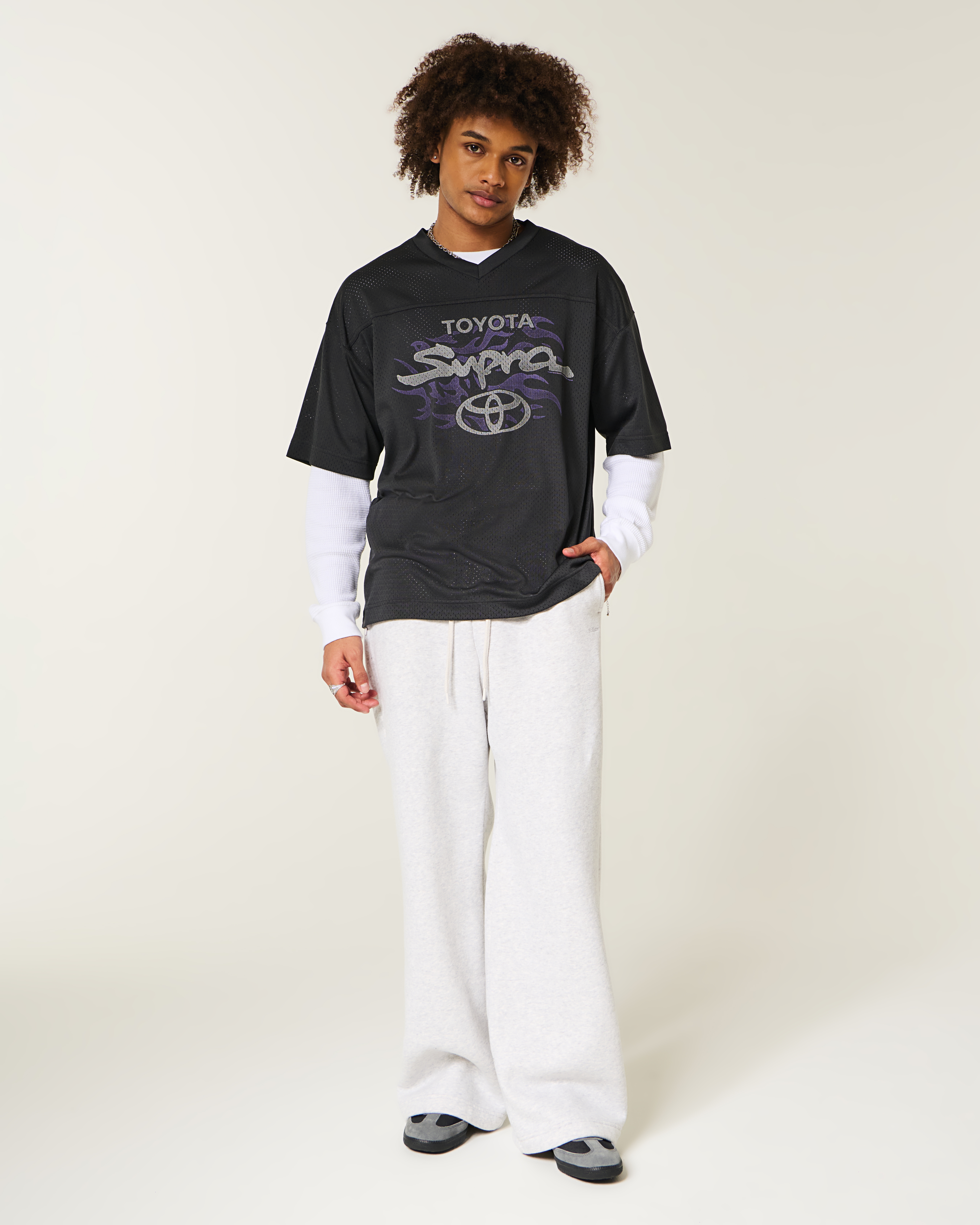 Baggy Toyota Supra Graphic Football Jersey