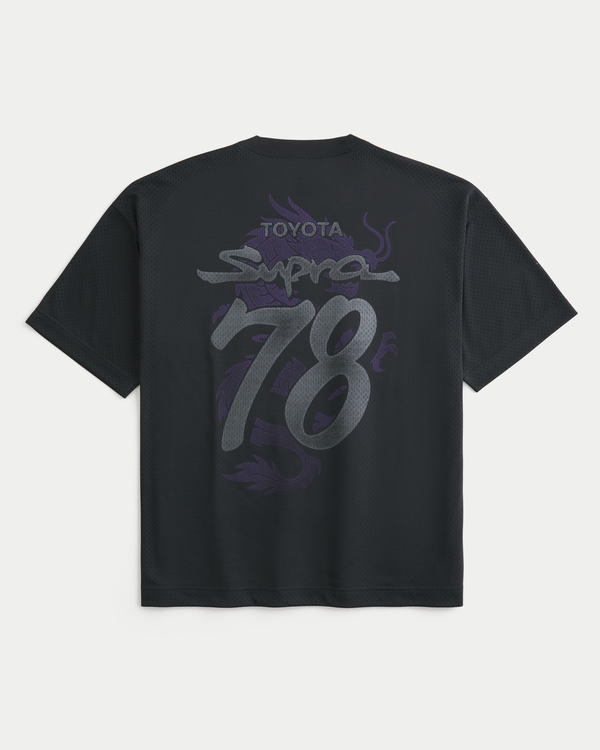 Men's Baggy Toyota Supra Graphic Football Jersey | Men's Clearance