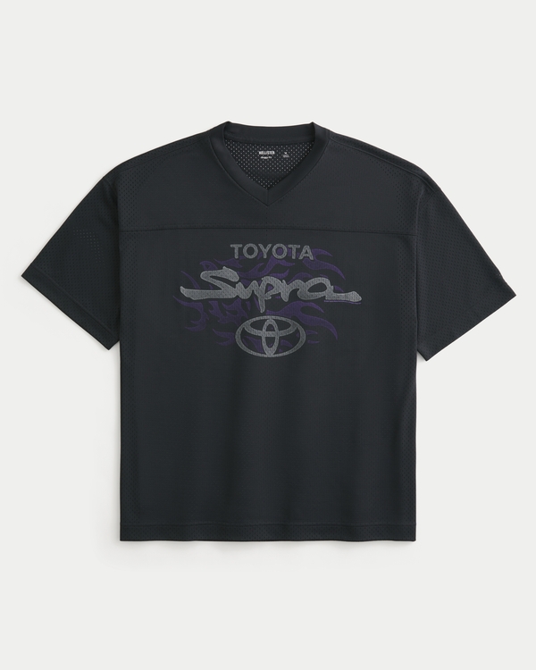 Men's Baggy Toyota Supra Graphic Football Jersey | Men's Clearance