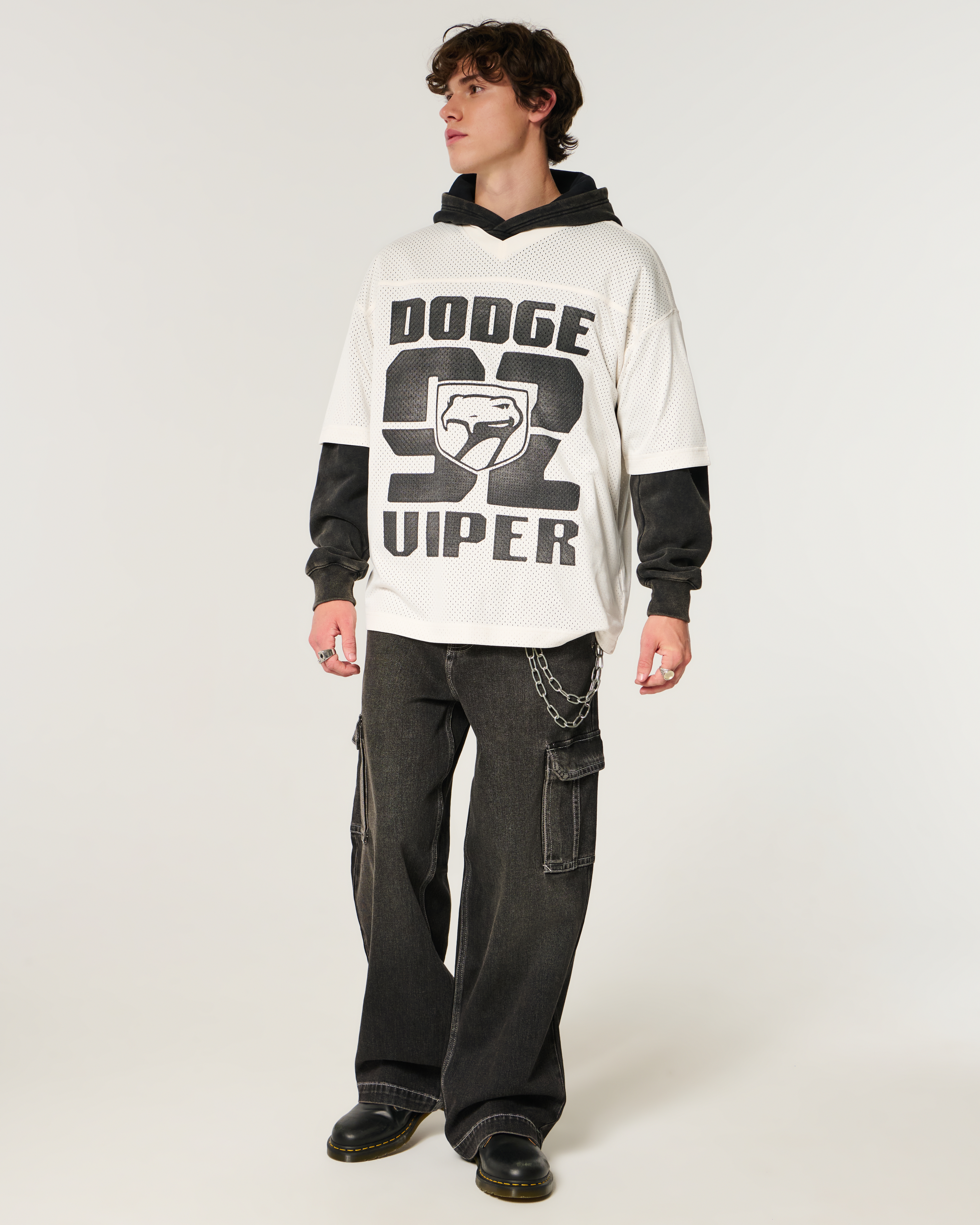 Baggy Dodge Viper Graphic Football Jersey