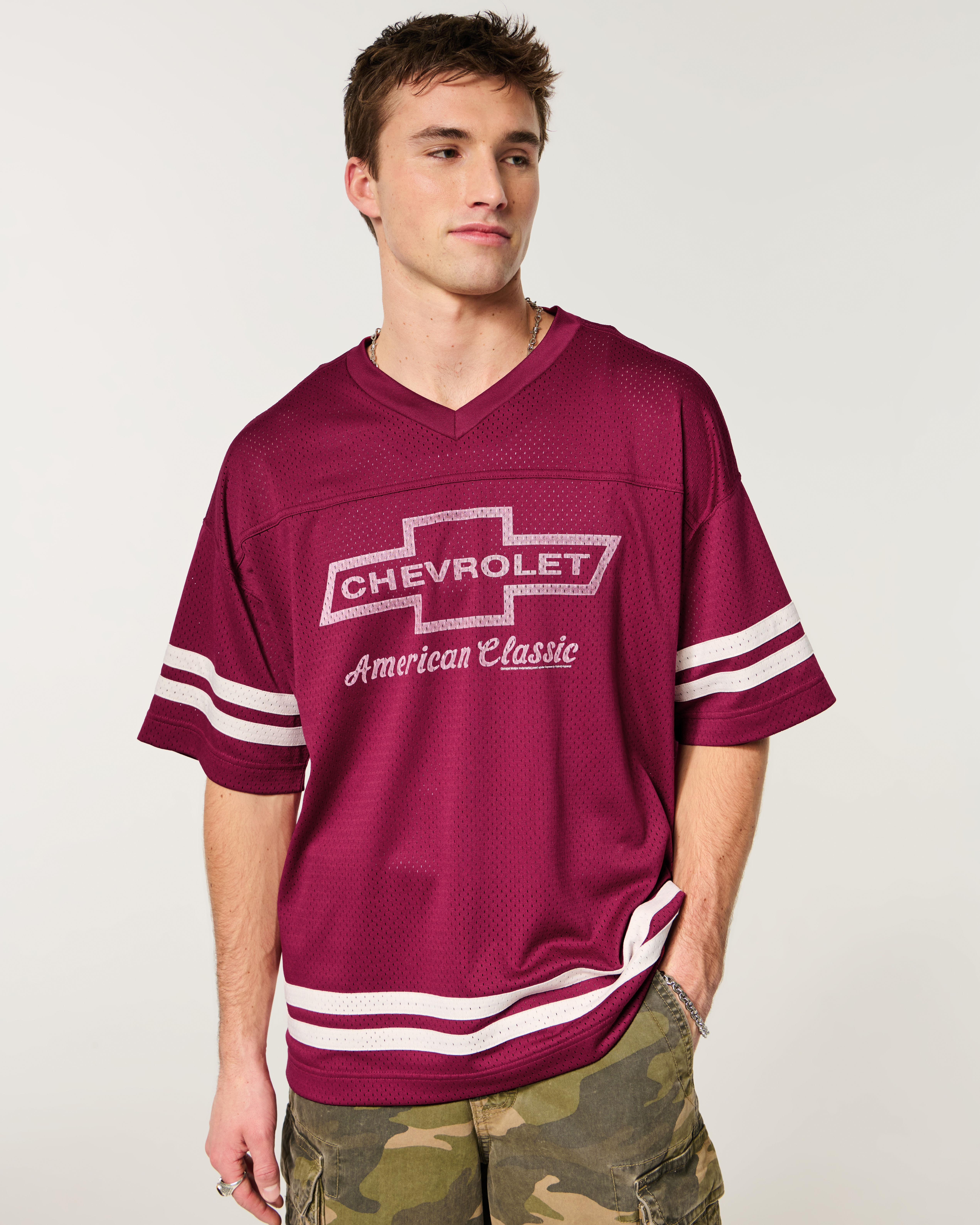 Baggy Chevrolet Graphic Football Jersey