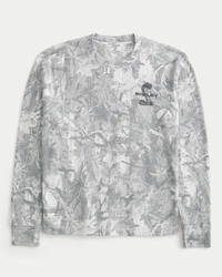 Long-Sleeve Waffle Shelby Graphic Tee
