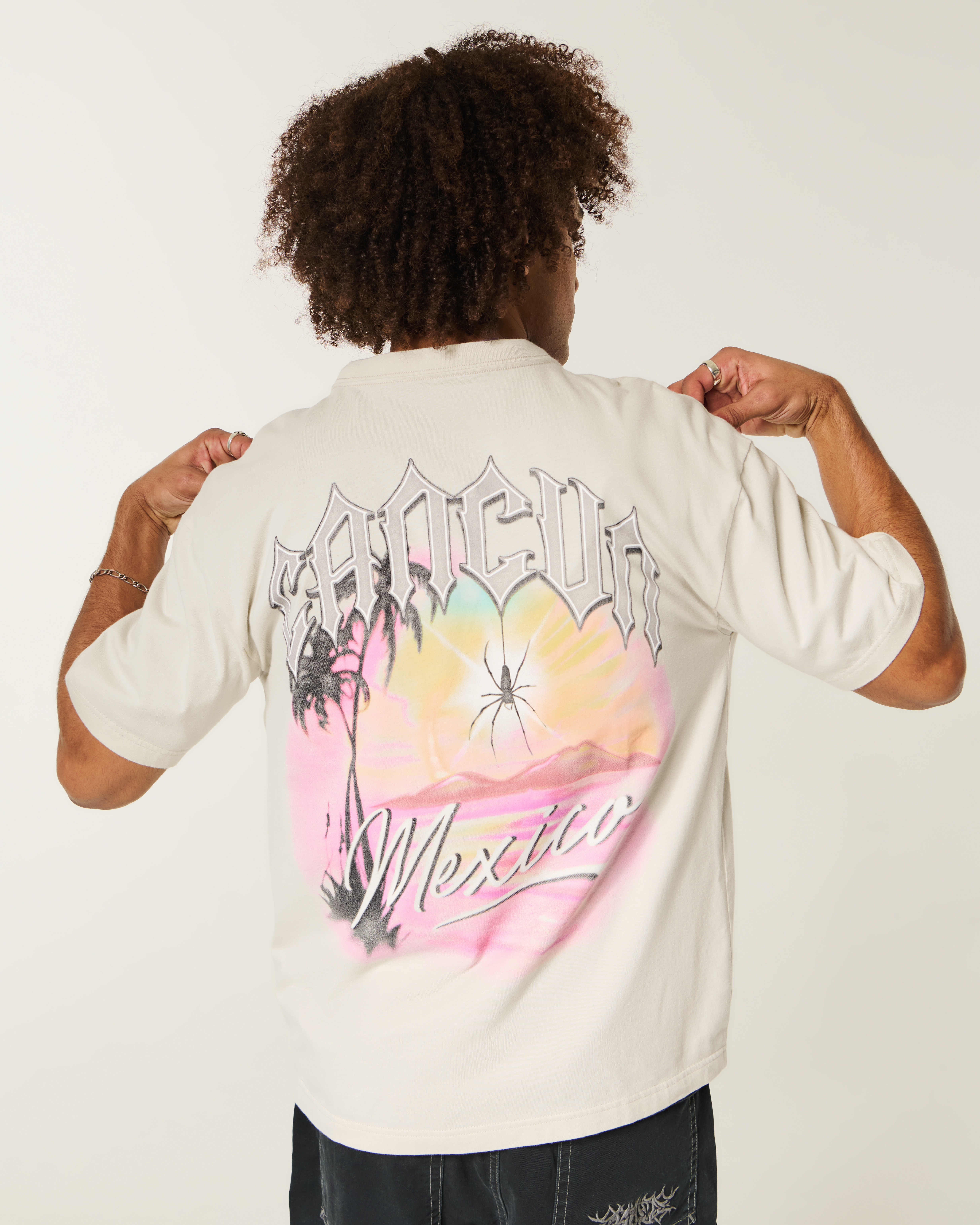 Boxy Cancun Mexico Graphic Tee