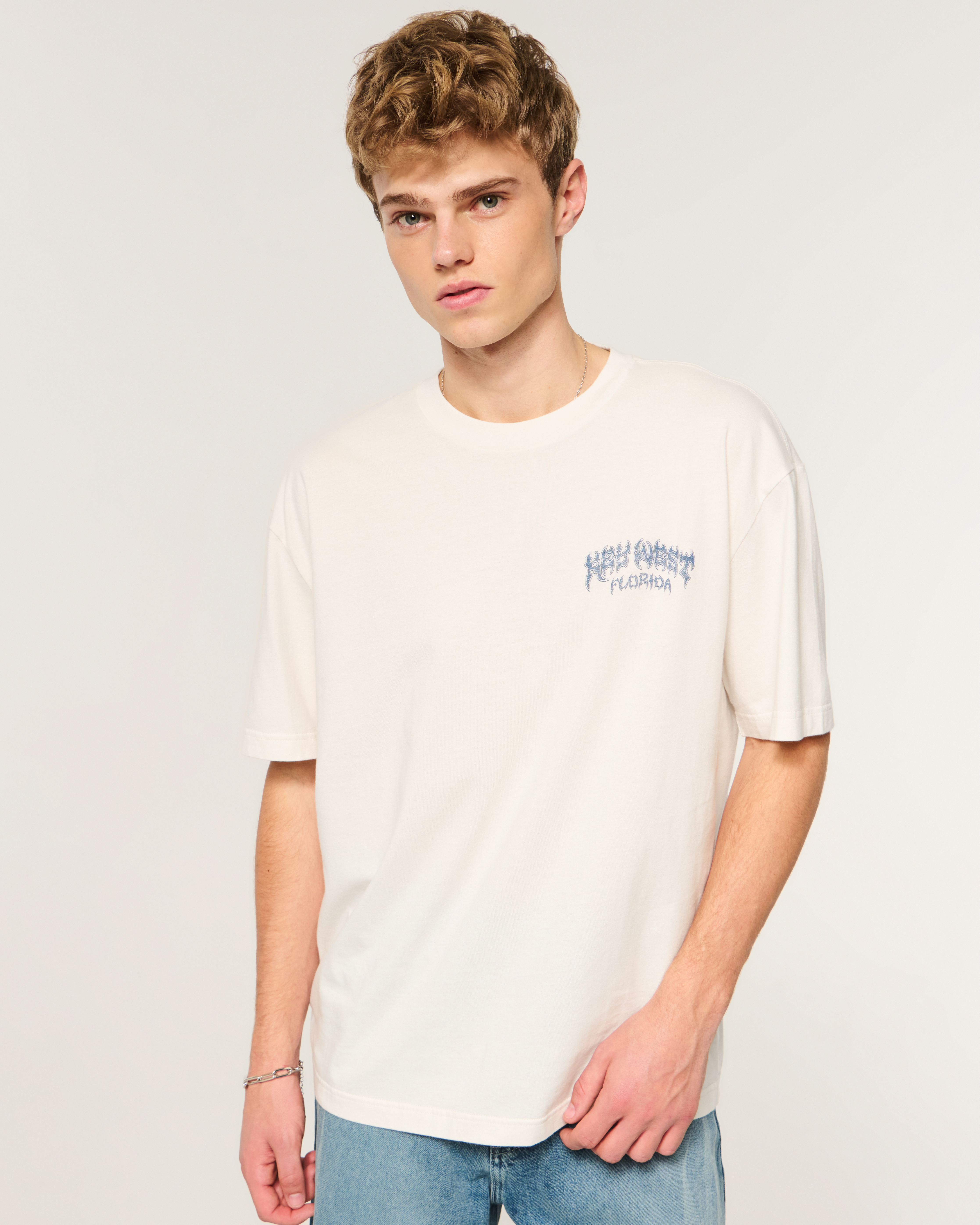 Boxy Key West Florida Graphic Tee