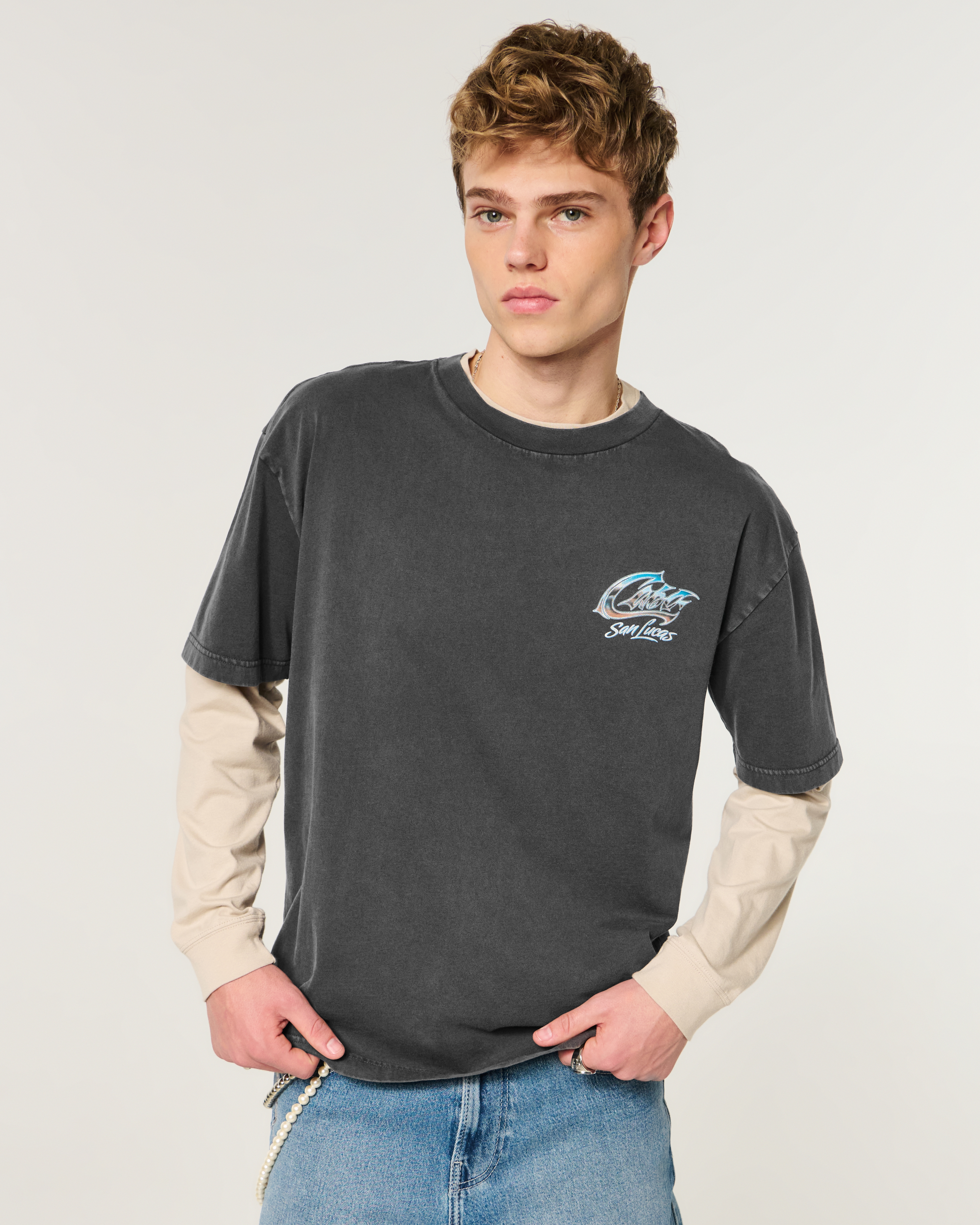 Boxy Cabo San Lucas Graphic Tee