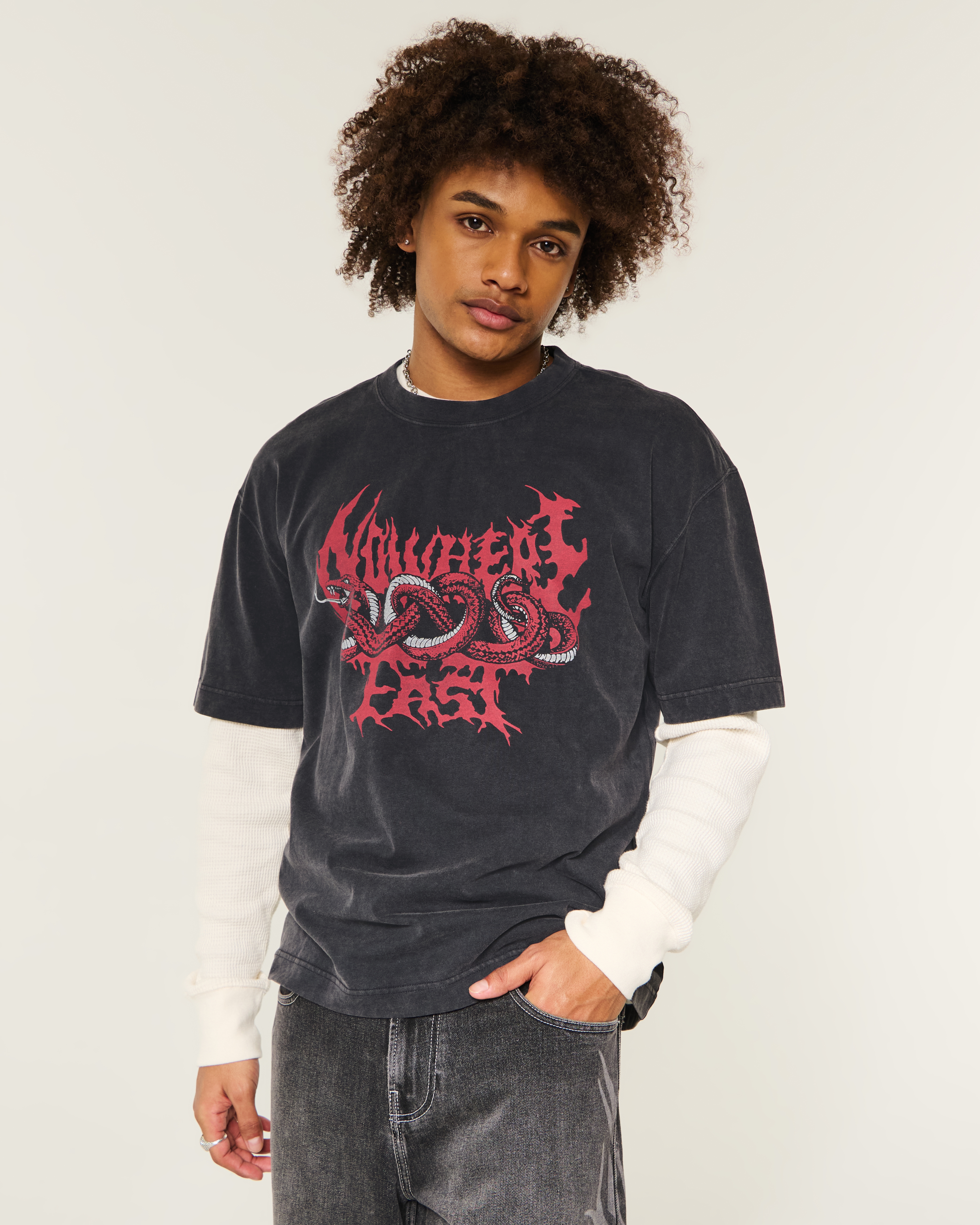 Boxy Heavyweight Nowhere Fast Graphic Tee