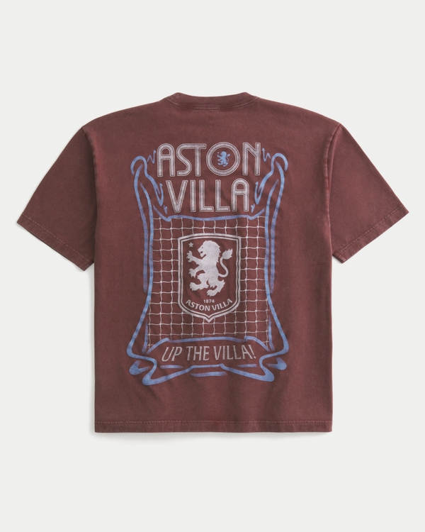 ASTON VILLA F.C. グラフィックシャツ Men's Aston Villa F.C. Graphic Tee | Men's Tops | HollisterCo.com