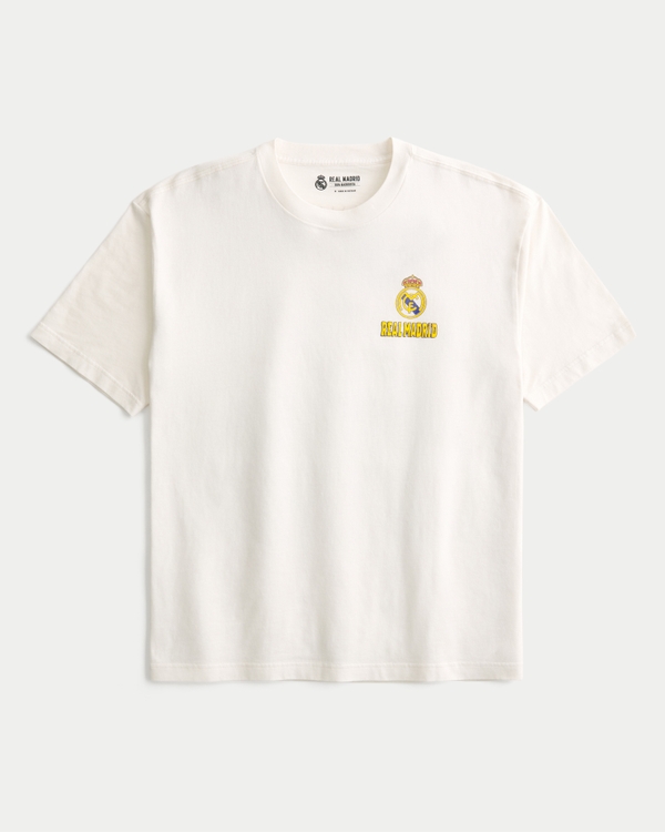 Real Madrid CF Graphic Tee, Cream view 2