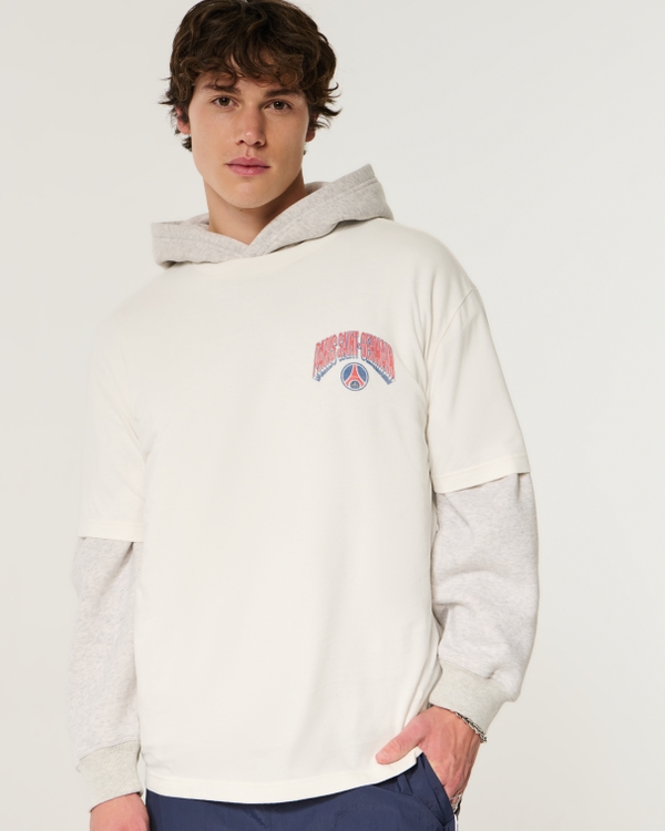 Paris Saint-Germain F.C. Graphic Tee, Cream view 2