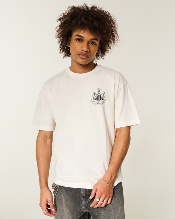 Newcastle United F.C. Graphic Tee, Cream view 2