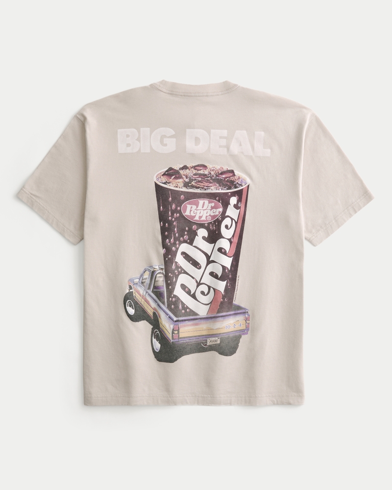 Men's Boxy Dr Pepper Graphic Tee Men's Tops