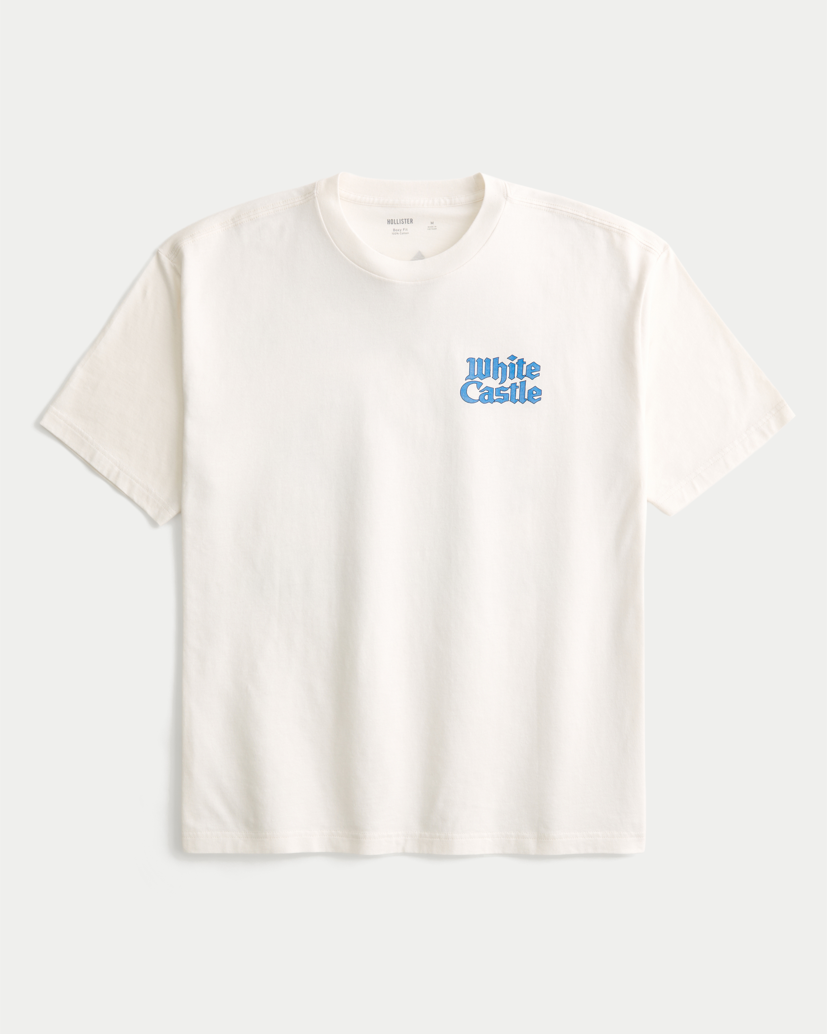 Boxy White Castle Graphic Tee