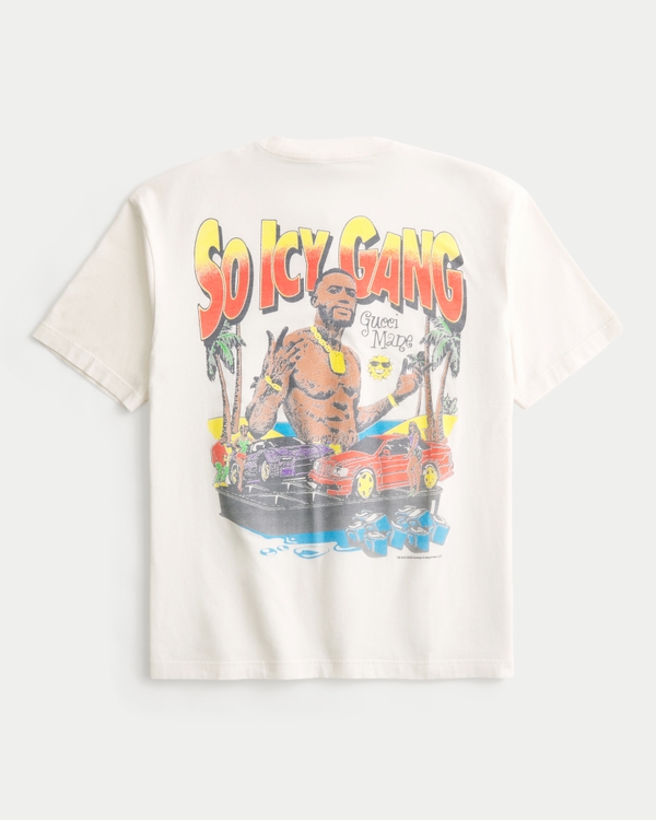 Men's Boxy Gucci Mane Graphic Tee | Men's Clearance | HollisterCo.com