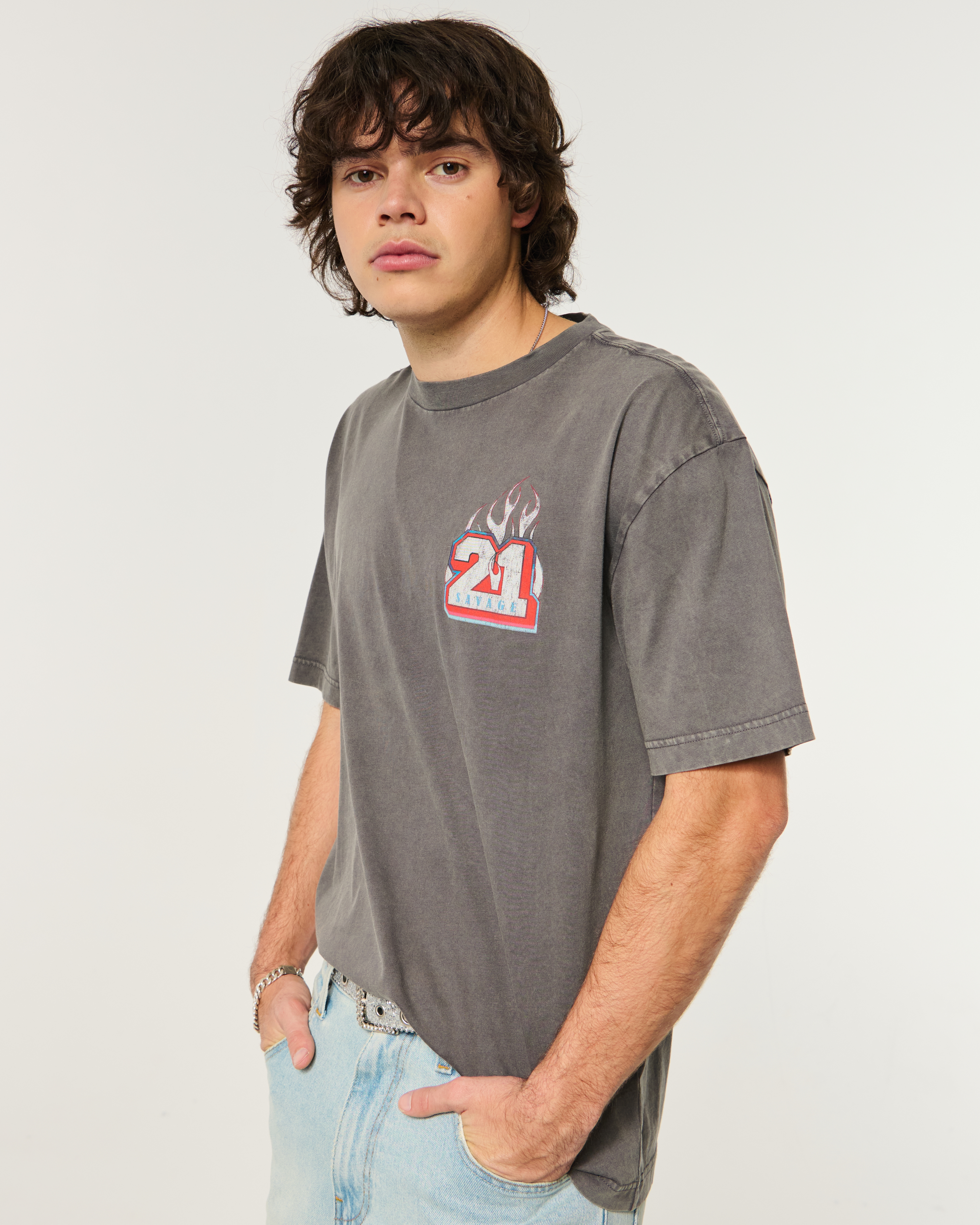 Boxy 21 Savage Graphic Tee