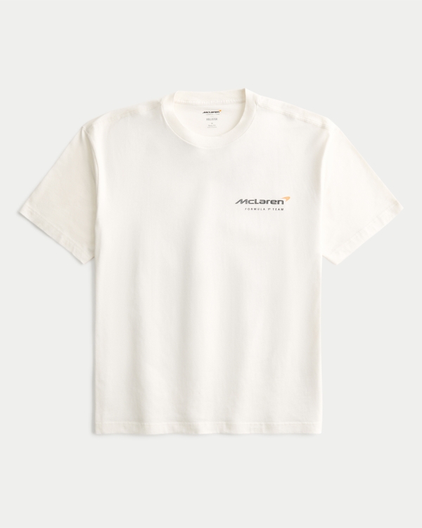 Boxy McLaren Graphic Tee, Cream view 2