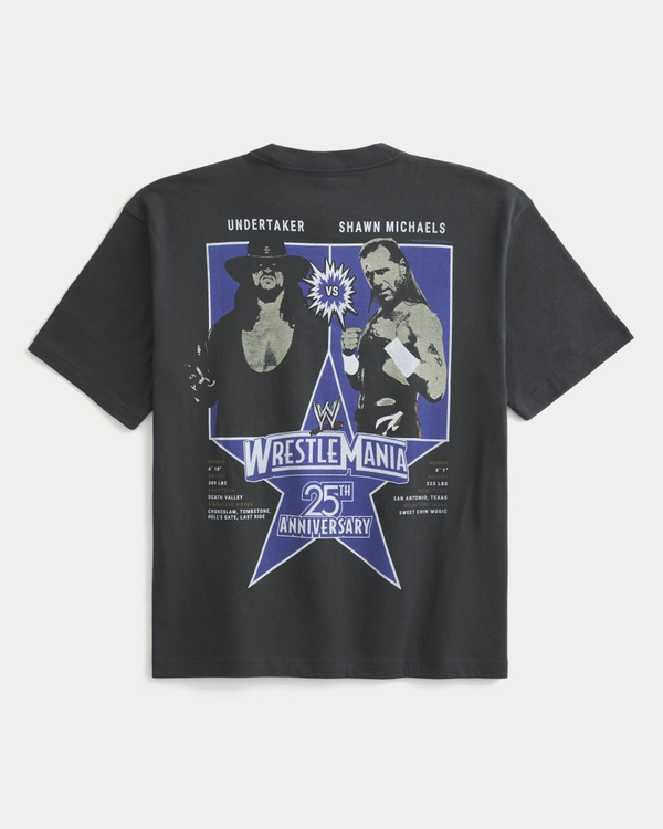Men's Boxy WWE WrestleMania Graphic Tee | Men's Tops | HollisterCo.com