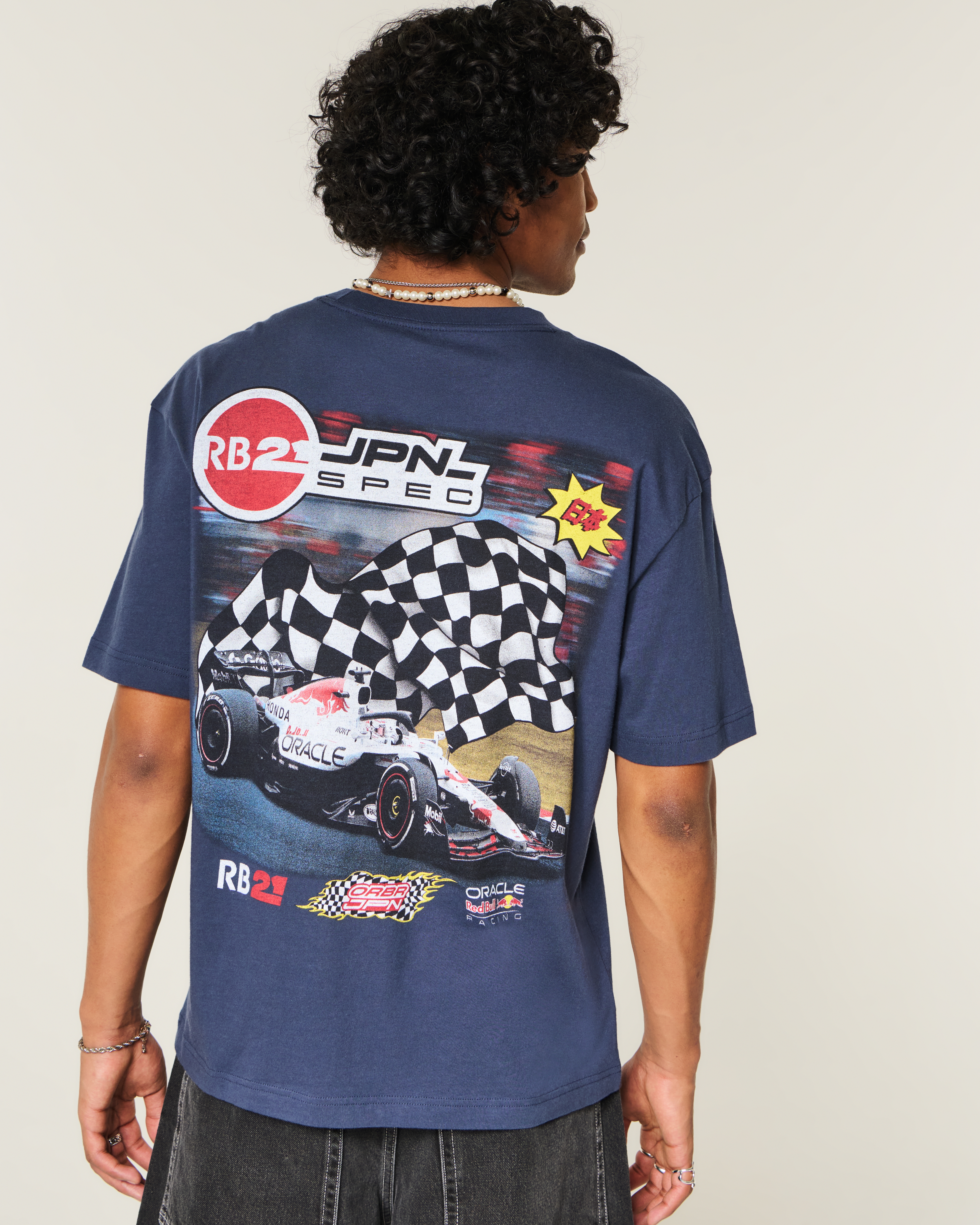 Boxy Oracle Red Bull Racing Graphic Tee