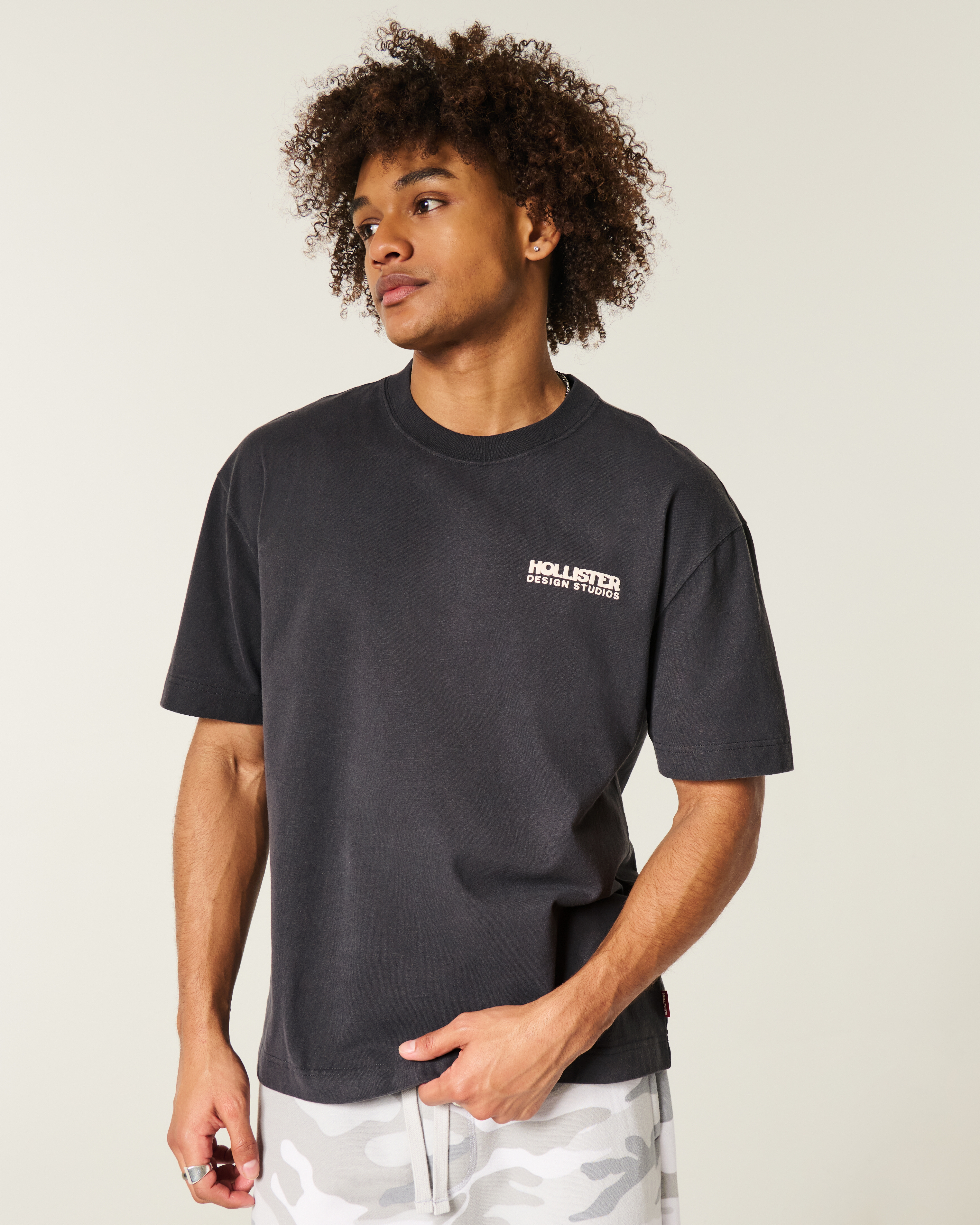 Boxy Heavyweight Logo Graphic Tee