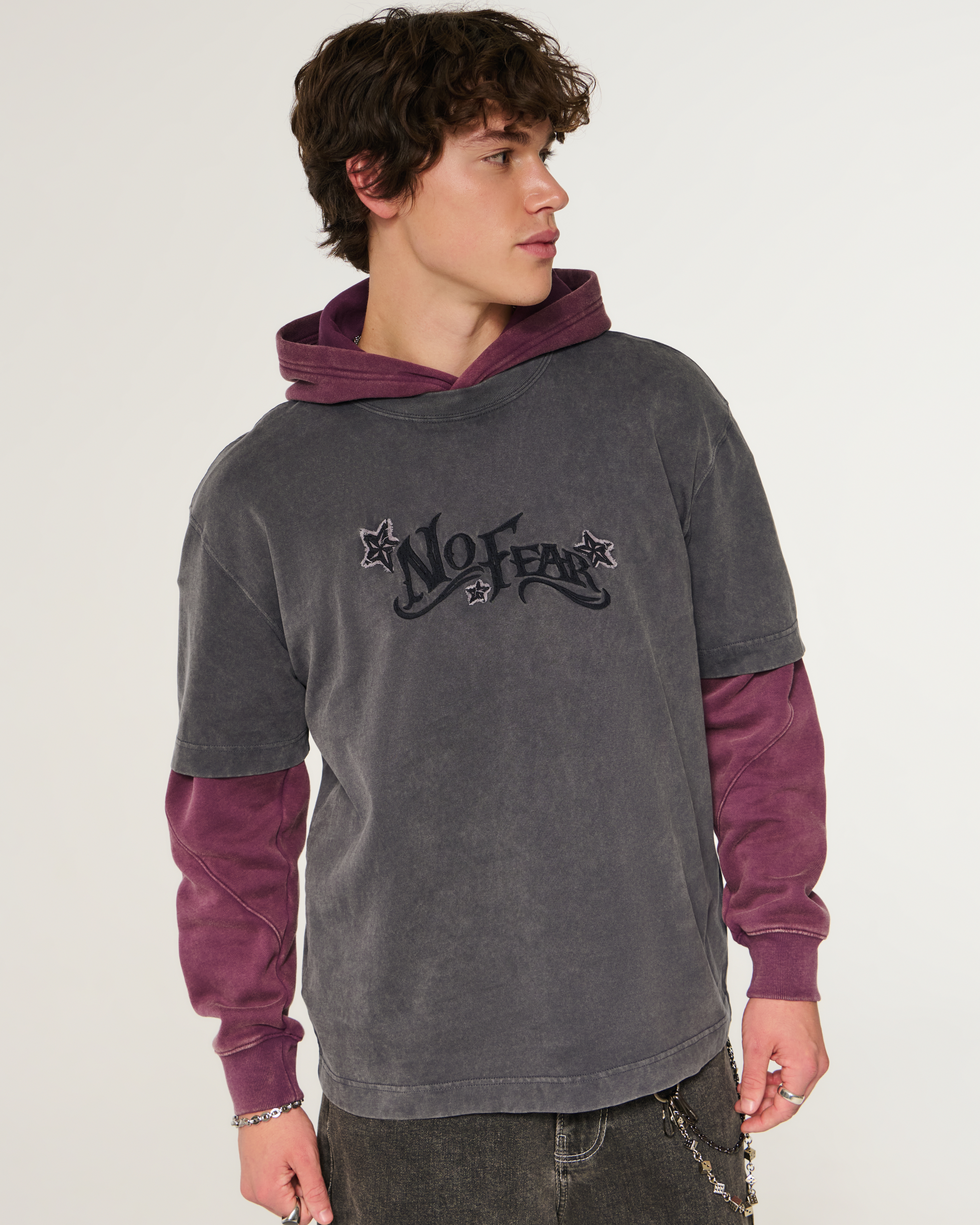 Boxy Heavyweight No Fear Graphic Tee