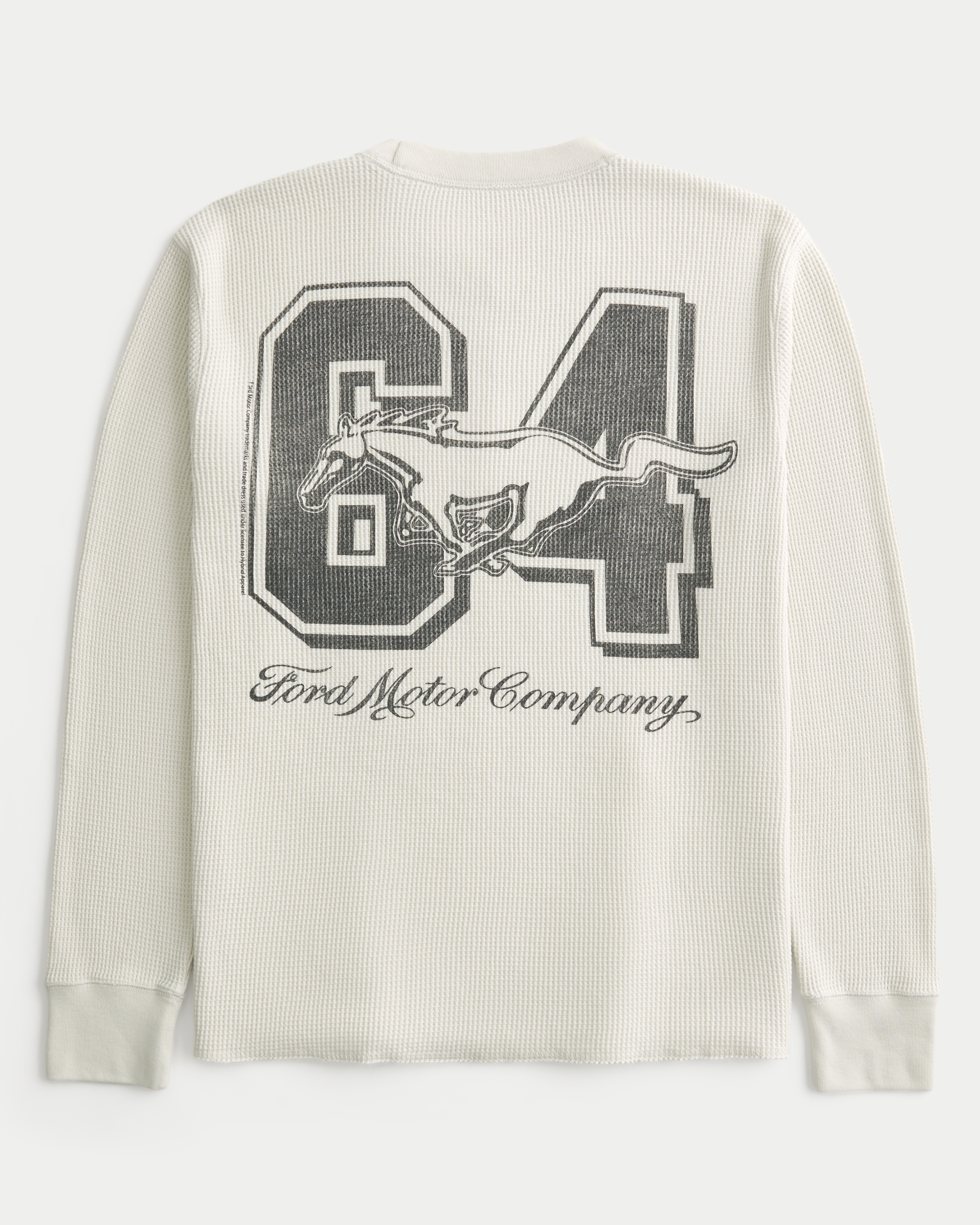 Thermal Long-Sleeve Ford Mustang Graphic Tee