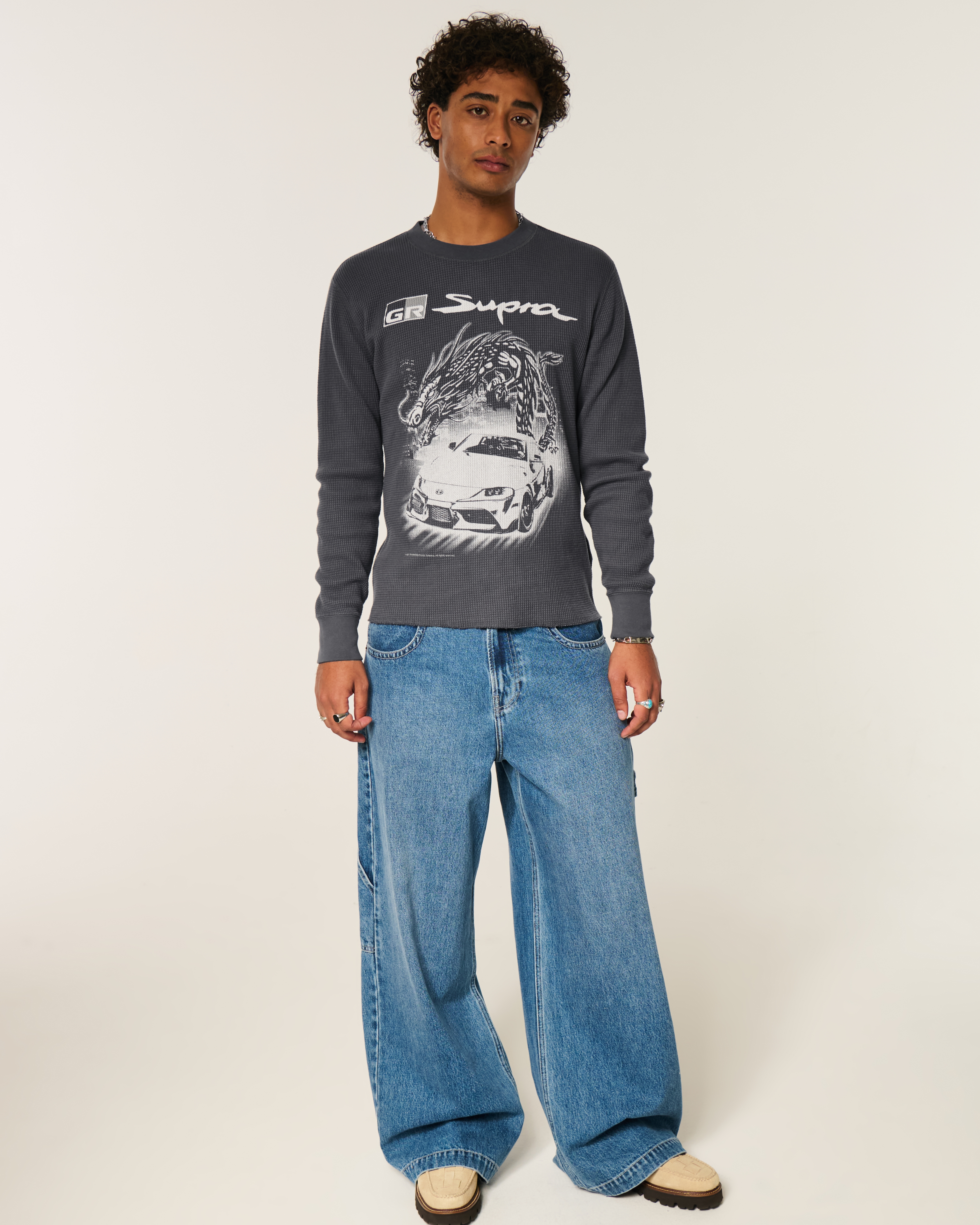 Thermal Long-Sleeve Toyota Supra Graphic Tee