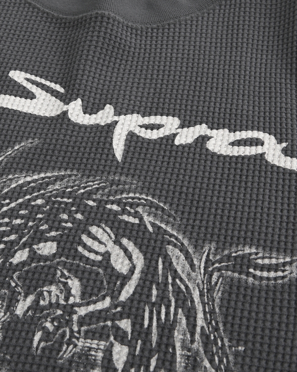 Men's Thermal Long-Sleeve Toyota Supra Graphic Tee | Men's