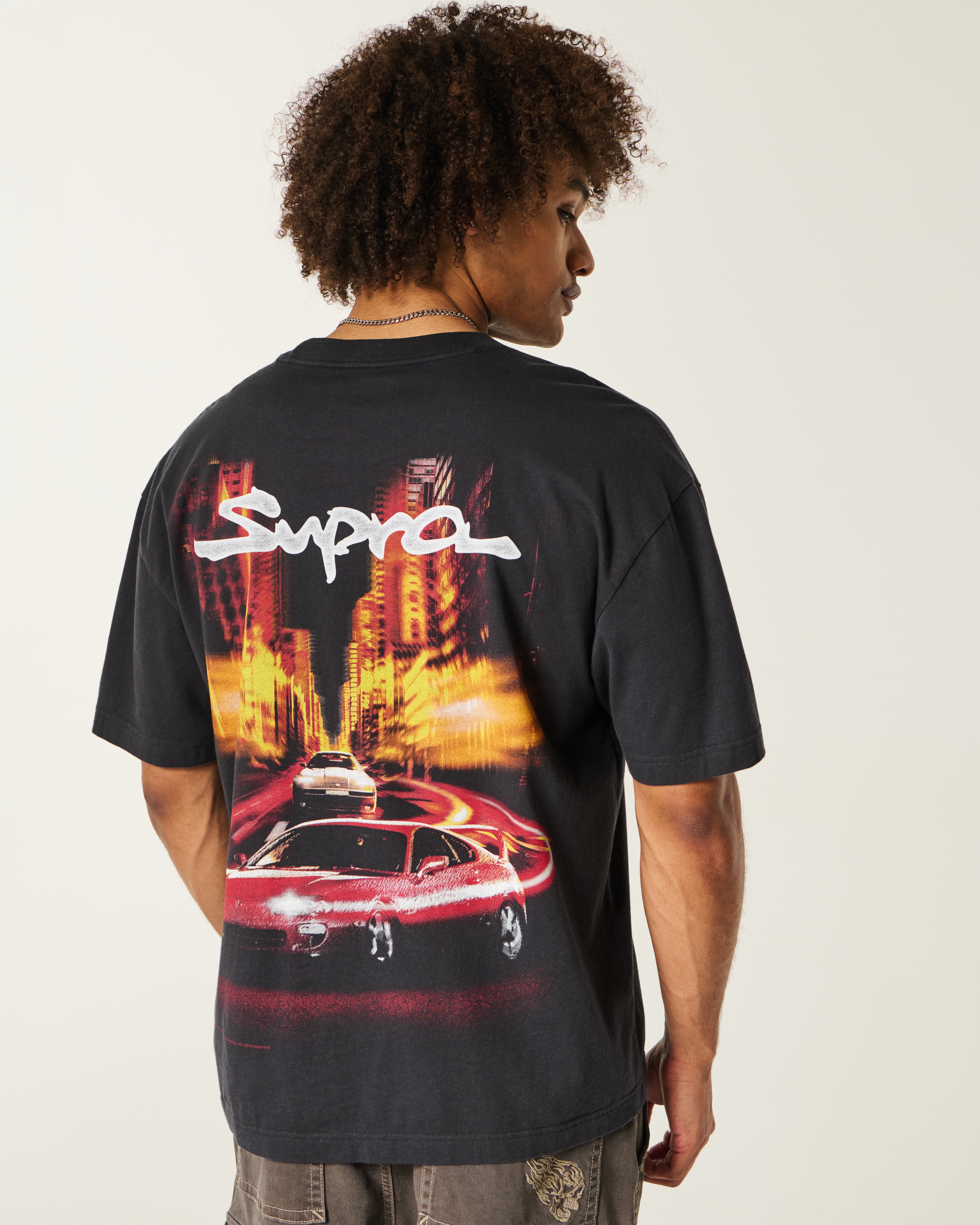 Boxy Toyota Supra Graphic Tee