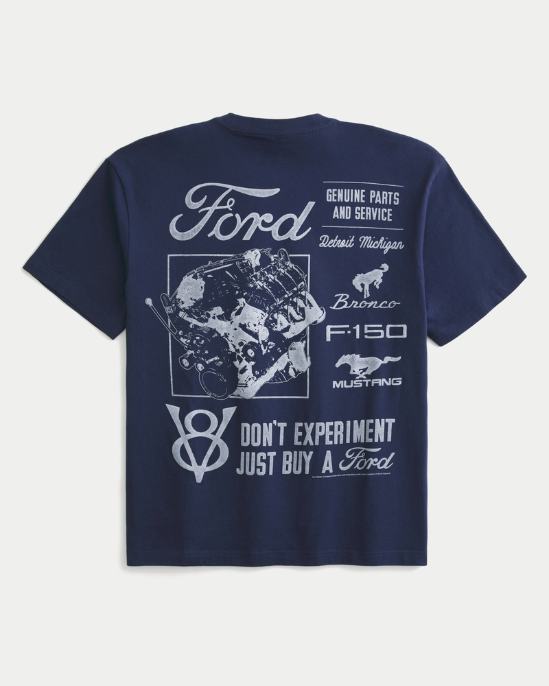 Men's Boxy Ford Graphic Tee | Men's Graphics Shop | HollisterCo.com