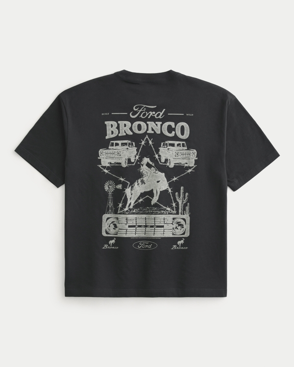 Boxy Ford Bronco Graphic Tee, Black view 1