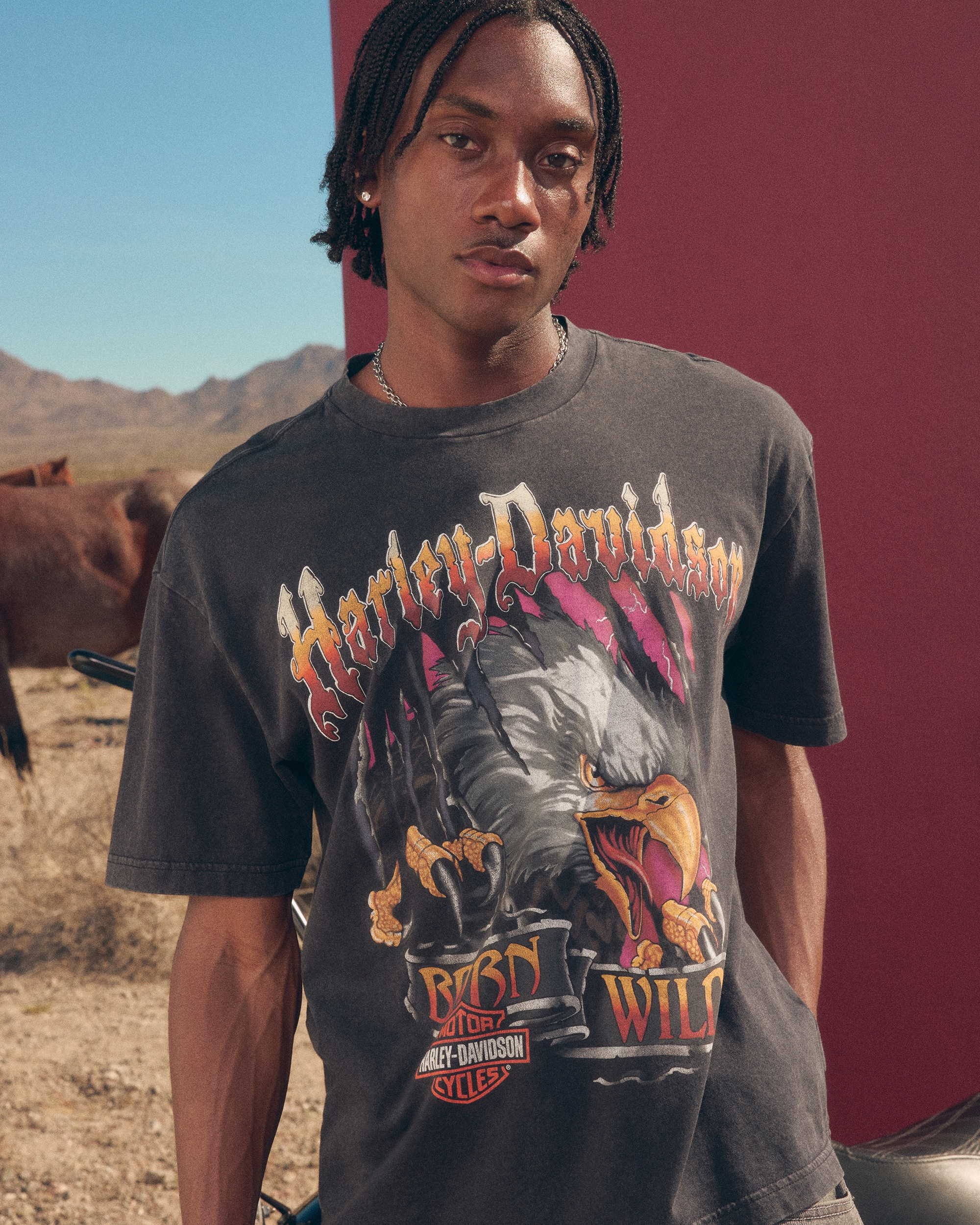 Boxy Harley-Davidson® Graphic Tee