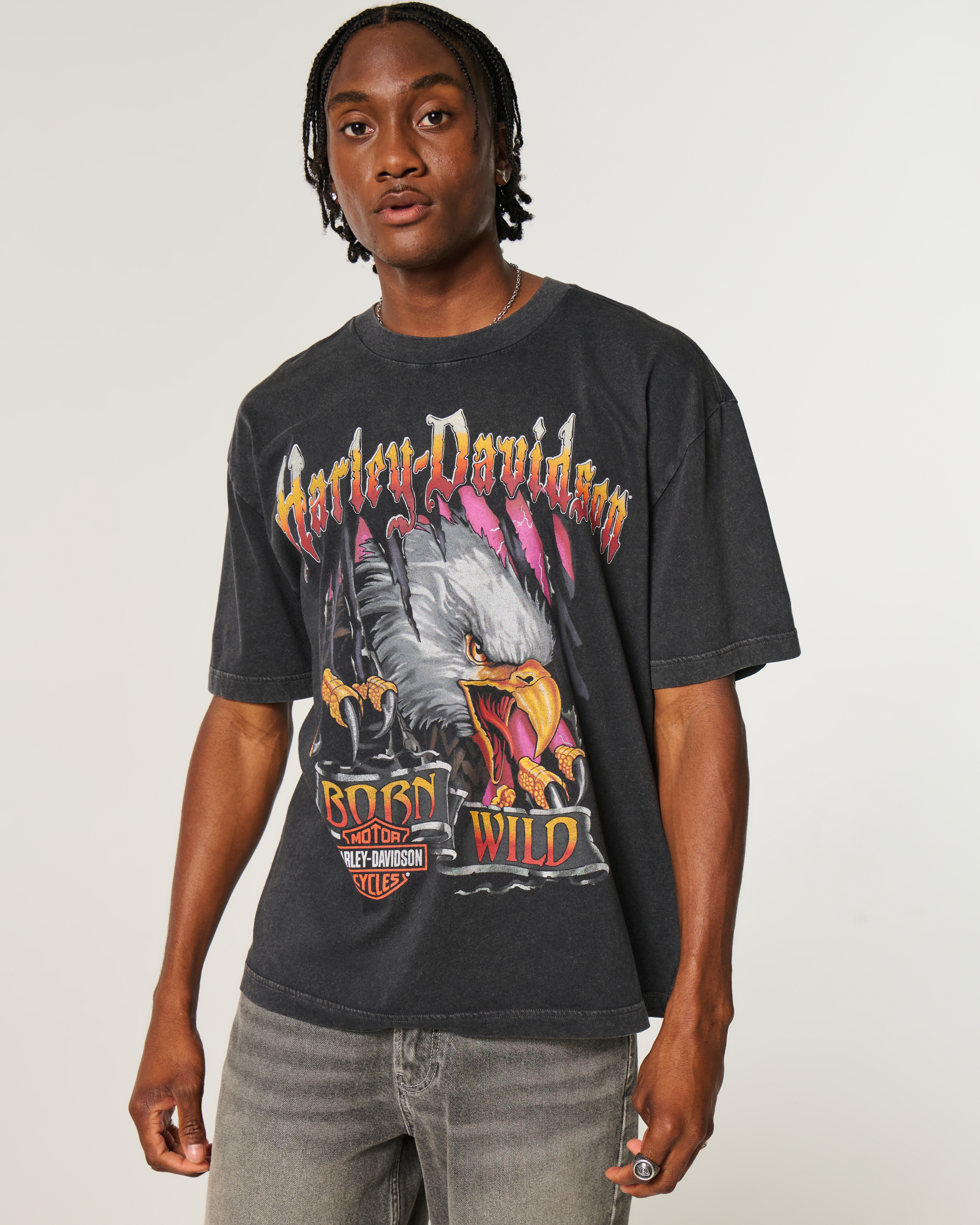 Boxy Harley-Davidson Graphic Tee