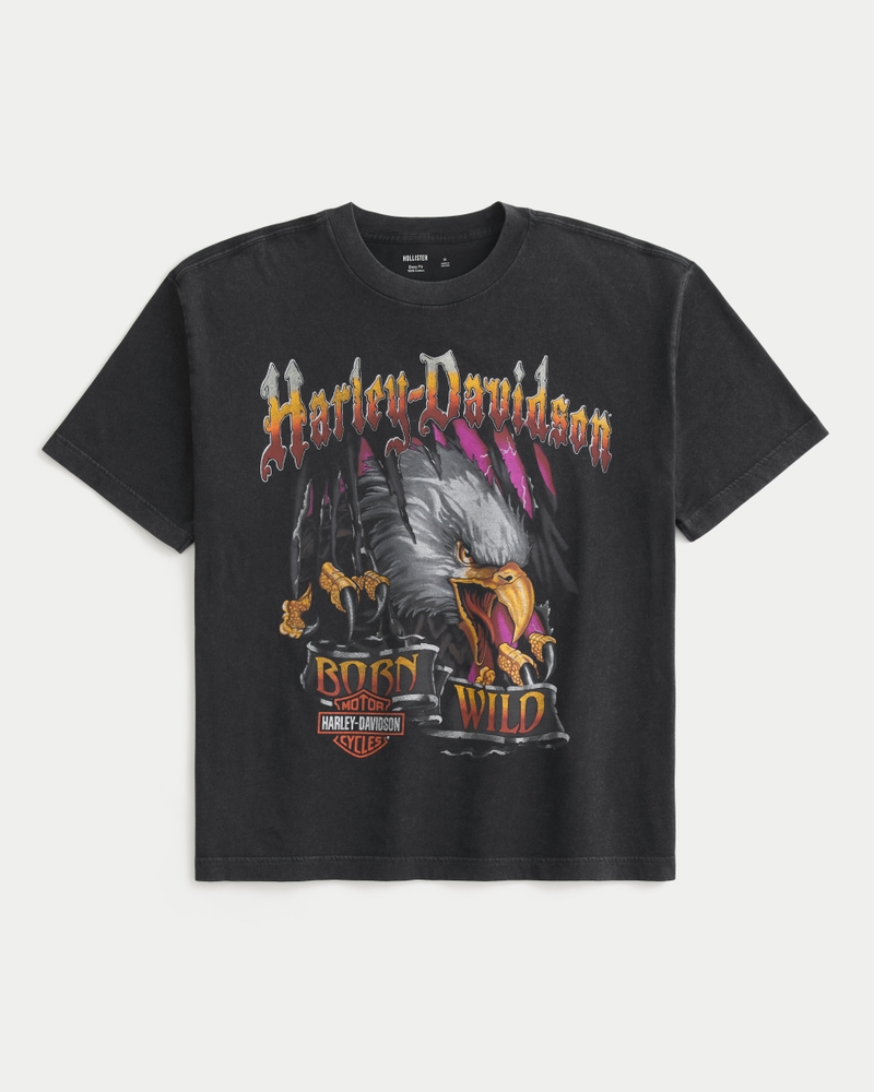 Harley-Davidson クマ グラフィック Tシャツ XL カナダ Men's Boxy Harley-Davidson® Graphic Tee | Men's Tops | HollisterCo.com