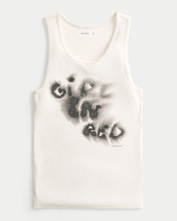 Men's Girl in Red Graphic Rib Tank | Men's | HollisterCo.com