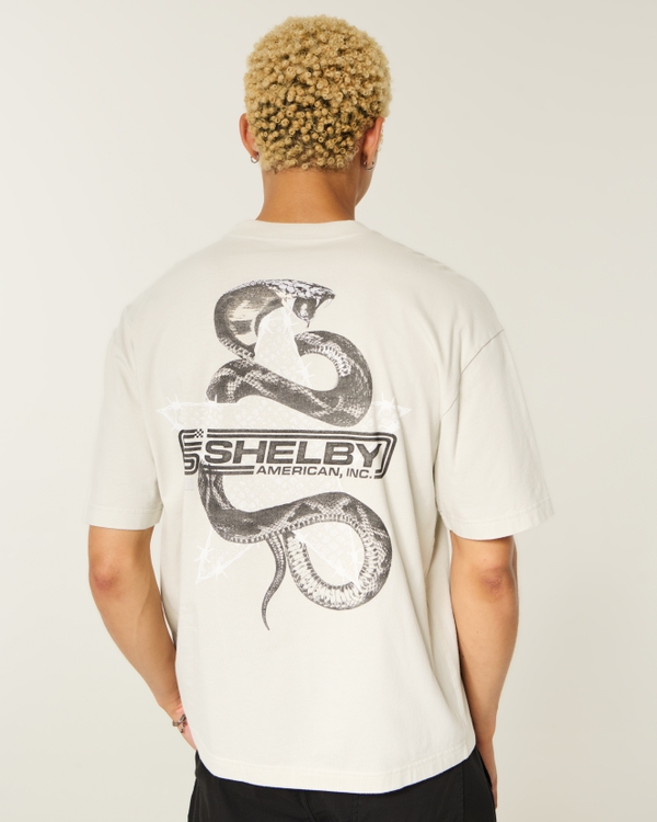 Men's Boxy Shelby Cobra Graphic Tee | Men's Clearance