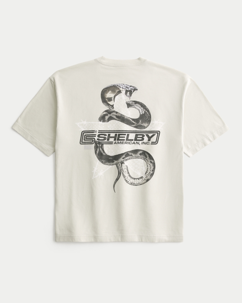 Men's Boxy Shelby Cobra Graphic Tee | Men's Clearance