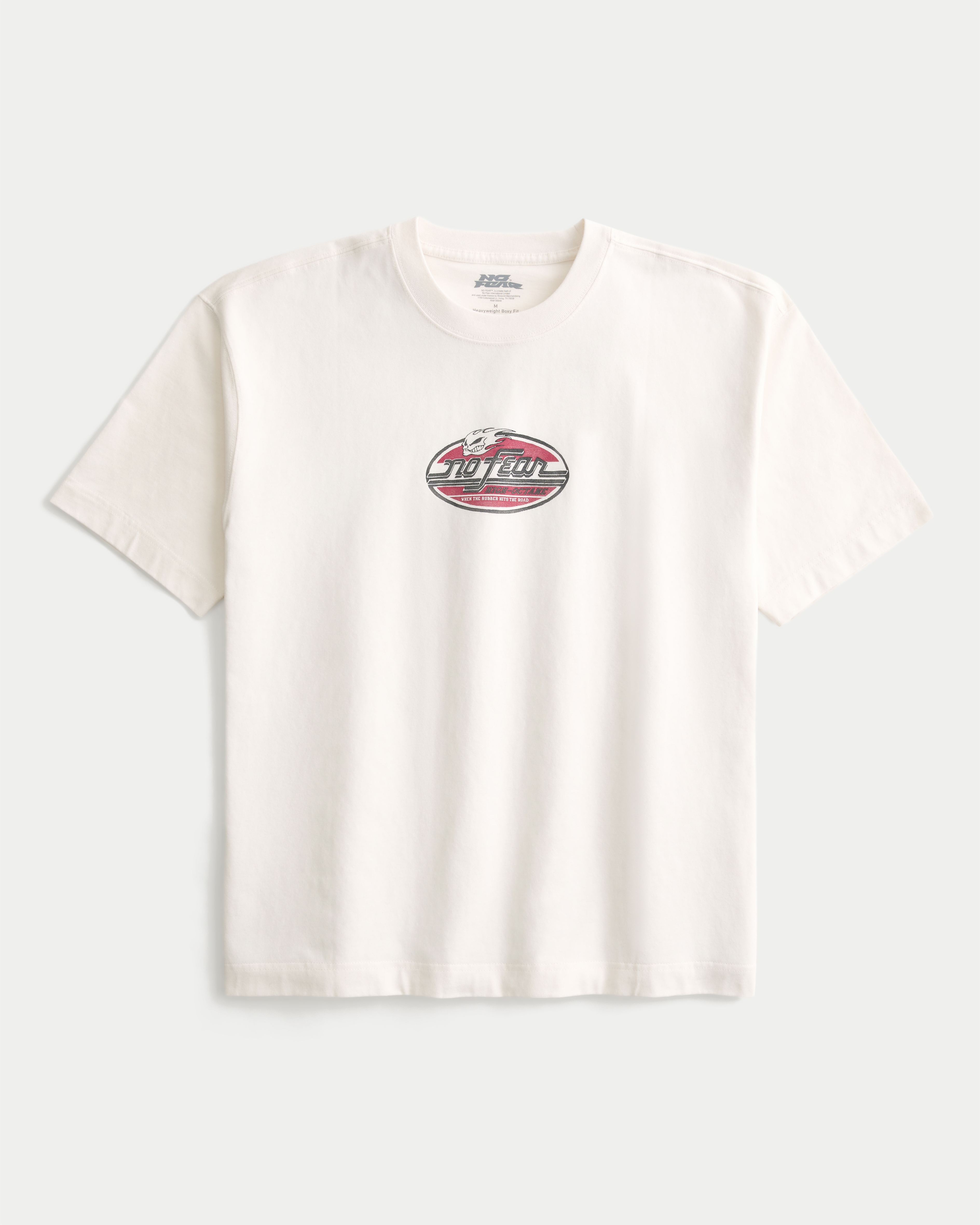 Boxy No Fear Graphic Tee